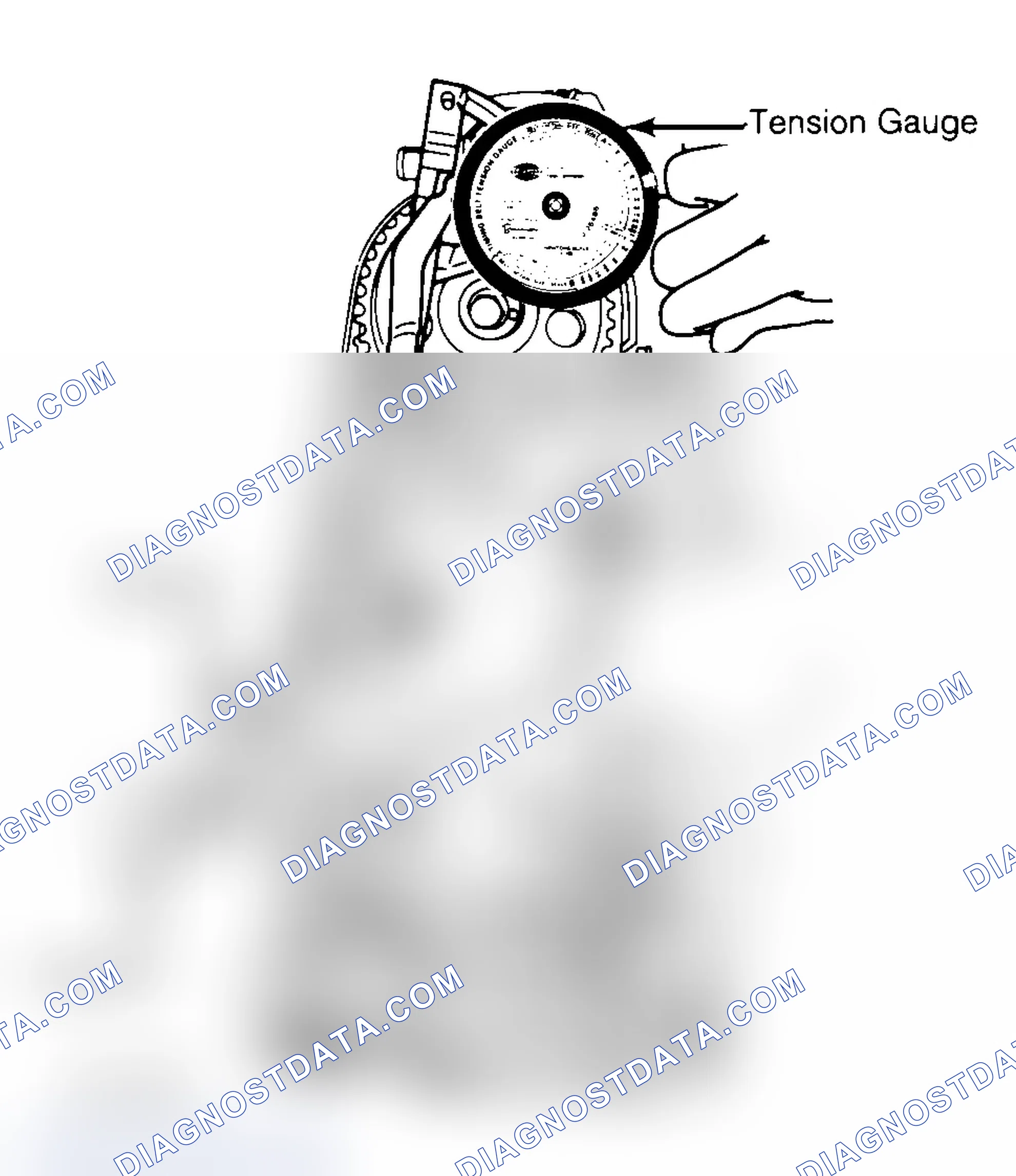 Scheme 28: Adjusting Typical Timing Belt Tension