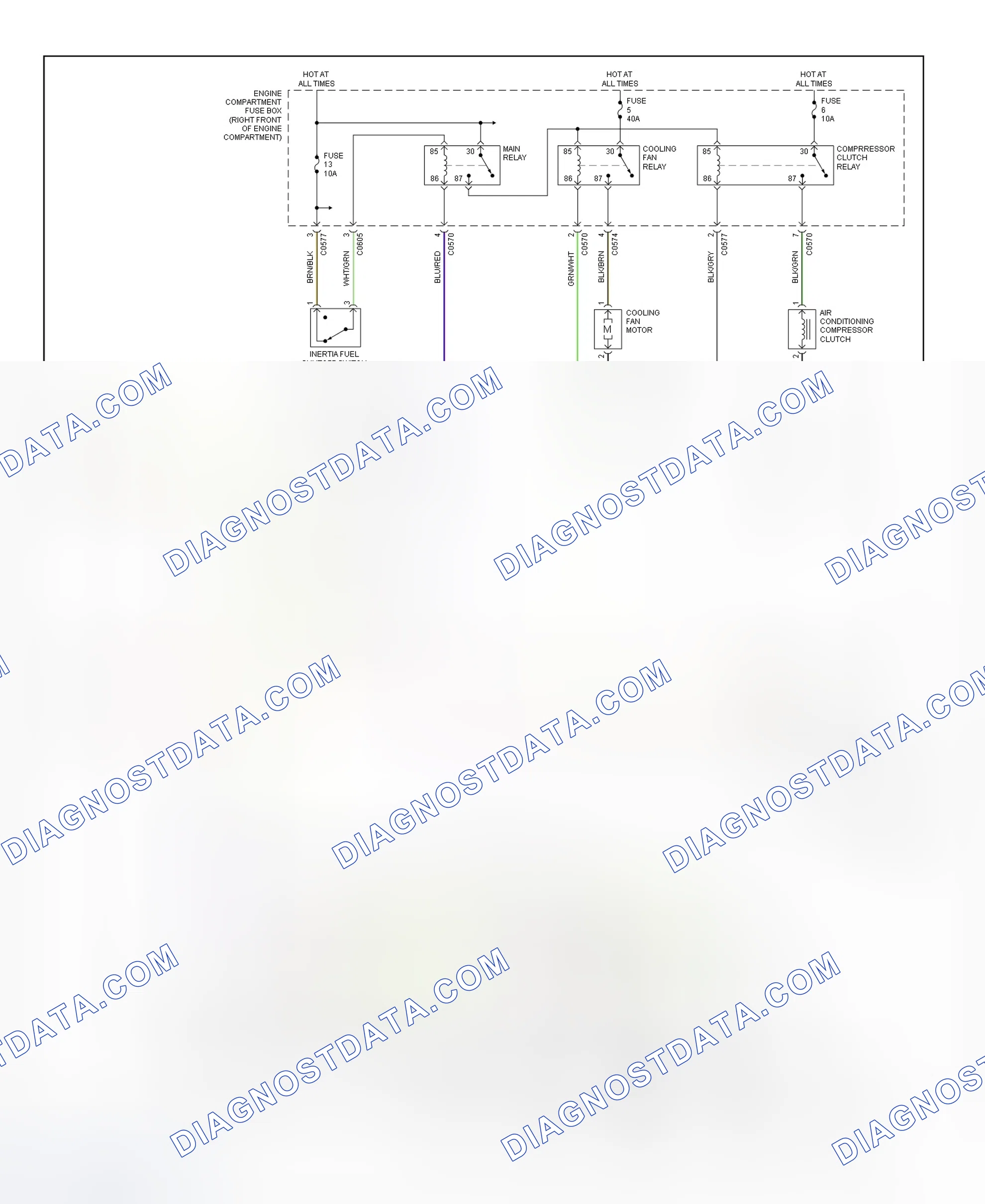 Fig. 11: Automatic A/C-Heater System Wiring Diagram (1999-01 Discovery System II - 2 Of 2)