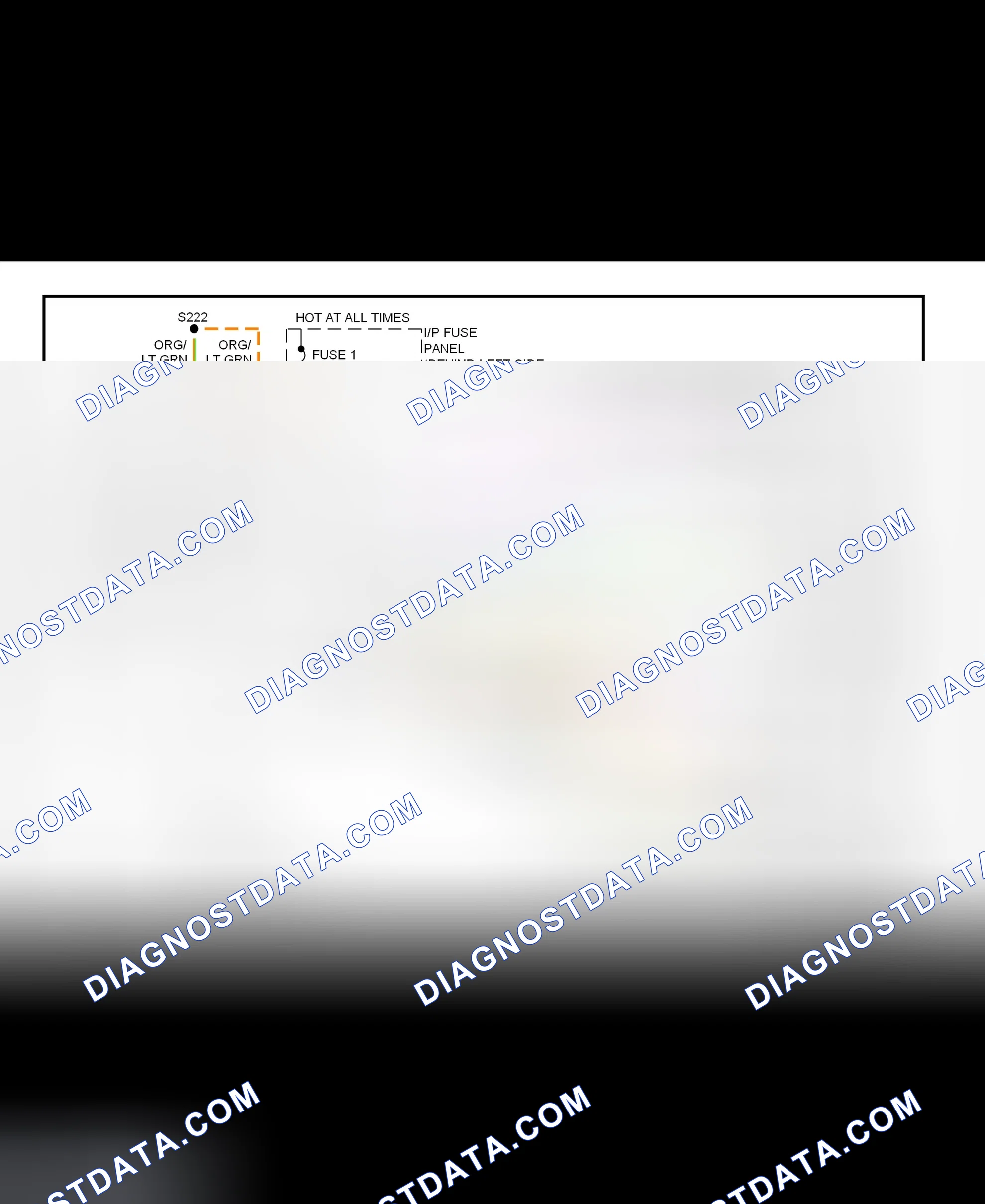 Scheme 5: Power Mirror System Wiring Diagram