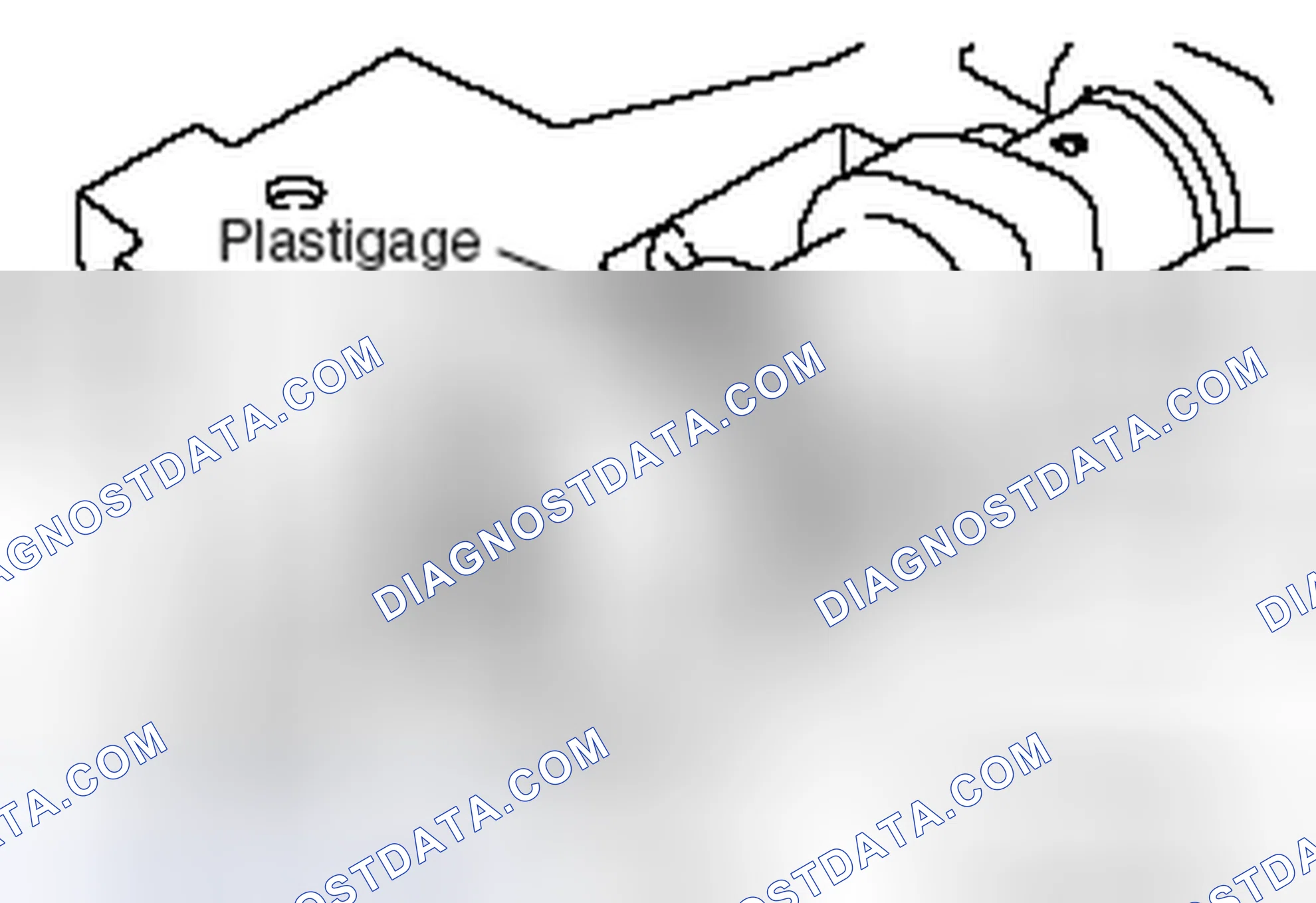 Scheme 237: CAMSHAFT OIL CLEARANCE (PLASTIGAGE METHOD)