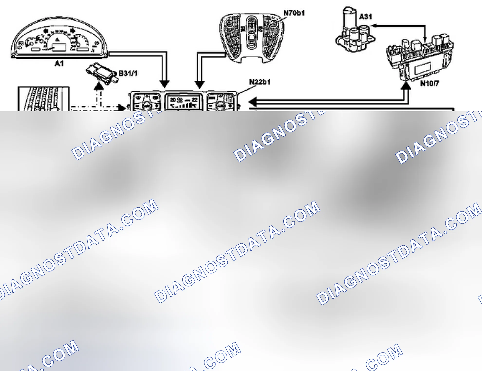 Fig. 63: Identifying Temperature Control Interlinkage Components