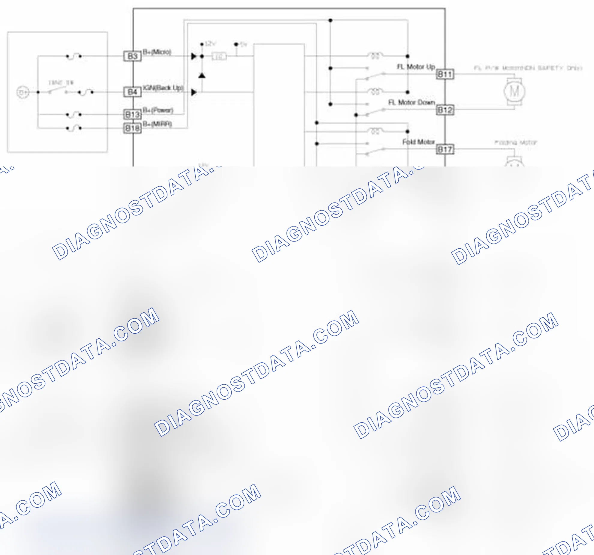 Scheme 30: Driver Power Window Switch