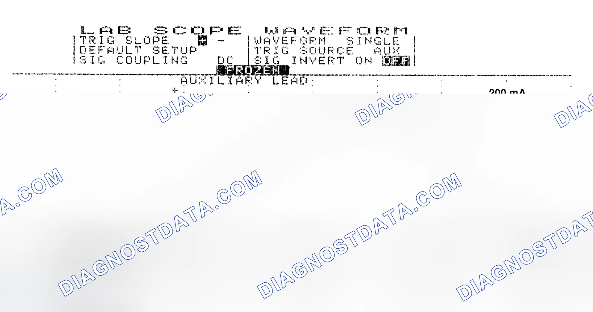 Scheme 13: Single Injector w/Normal Current Flow - Current Pattern