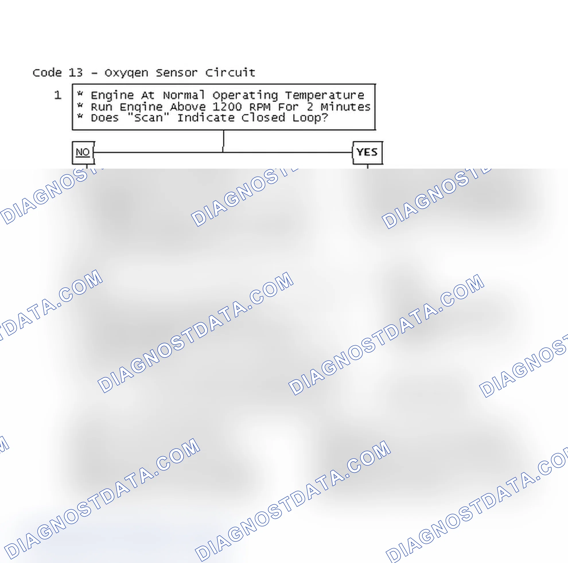 Scheme 376: Code 13 - Oxygen Sensor Circuit