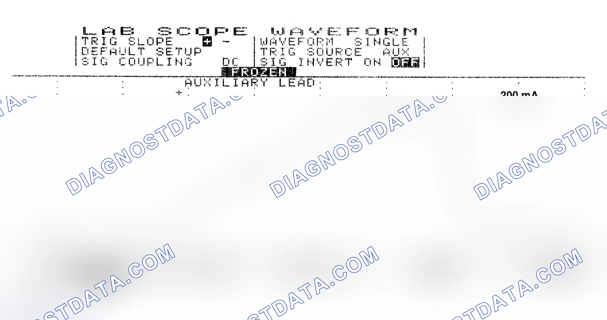 Scheme 13: Single Injector w/Normal Current Flow - Current Pattern