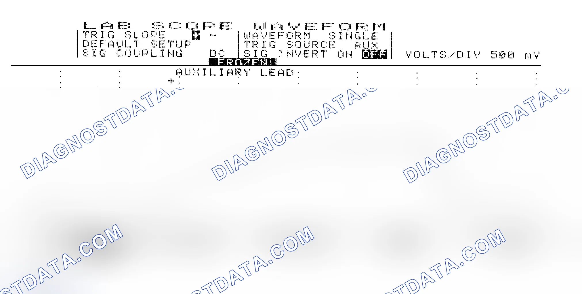 Scheme 14: Single Injector w/Excessive Current Flow - Current Pattern