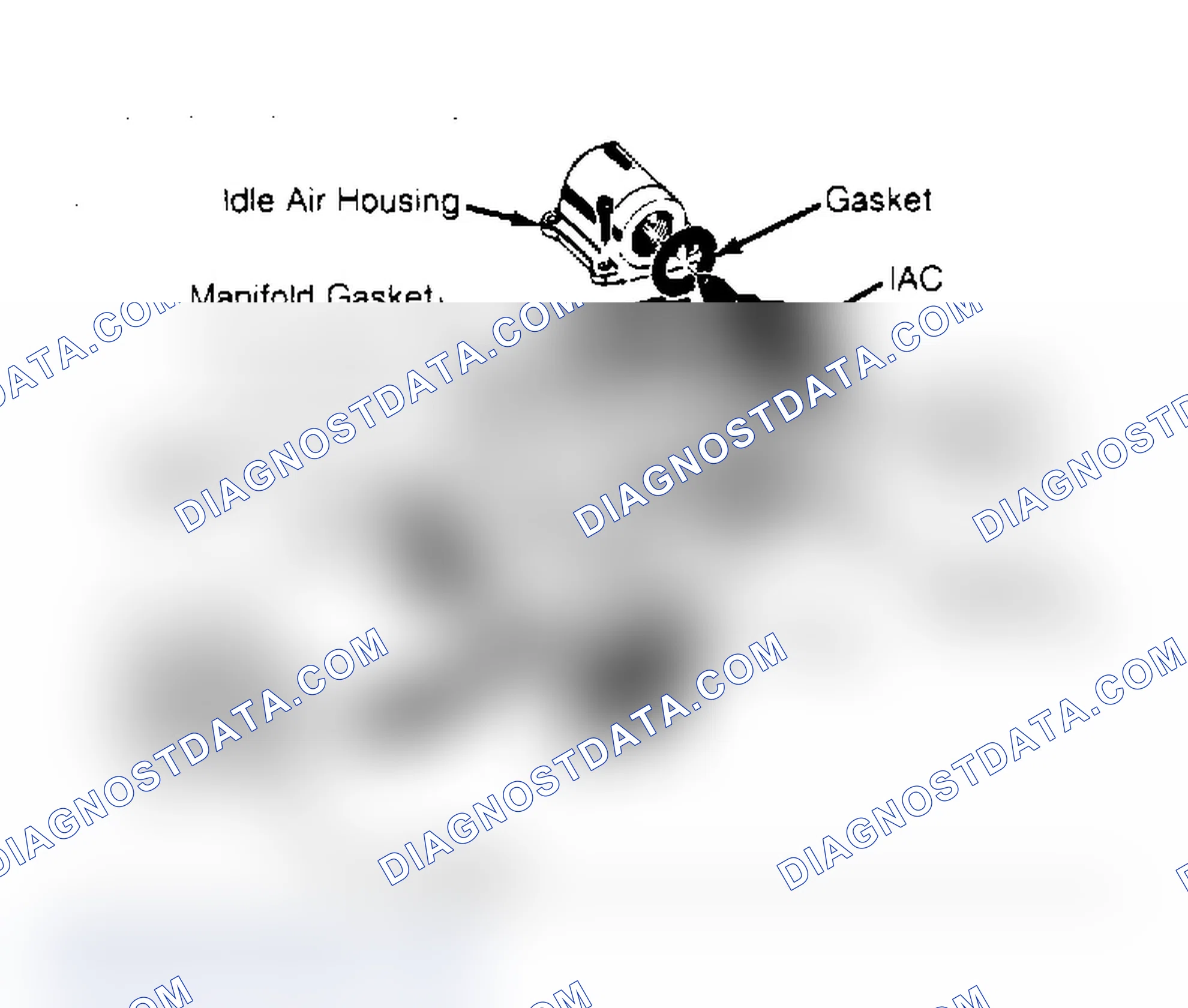 Scheme 25: Exploded View of Typical Throttle Body