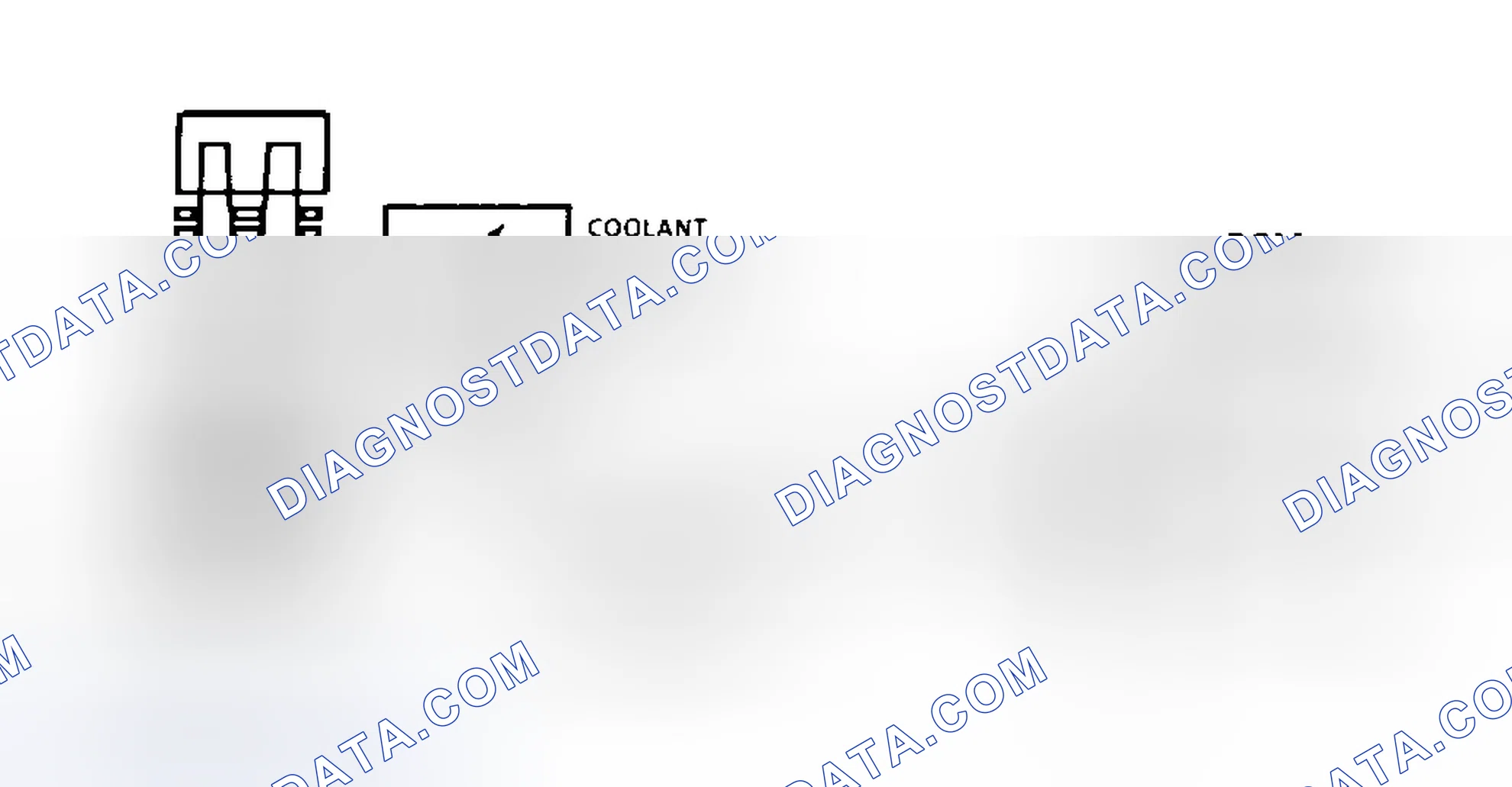 Scheme 34: Code 14 Schematic (5.7L) Coolant Sensor Signal Voltage Low