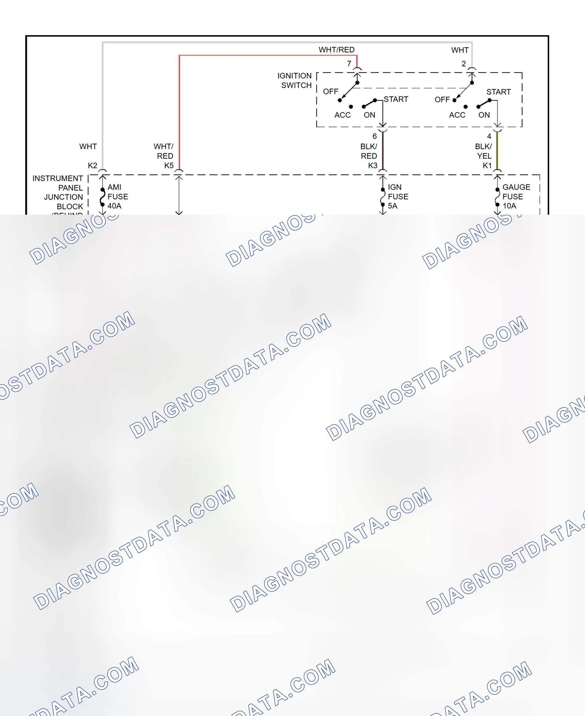 Scheme 3: Charging System Wiring Diagram (Camry - 2.2L CNG)