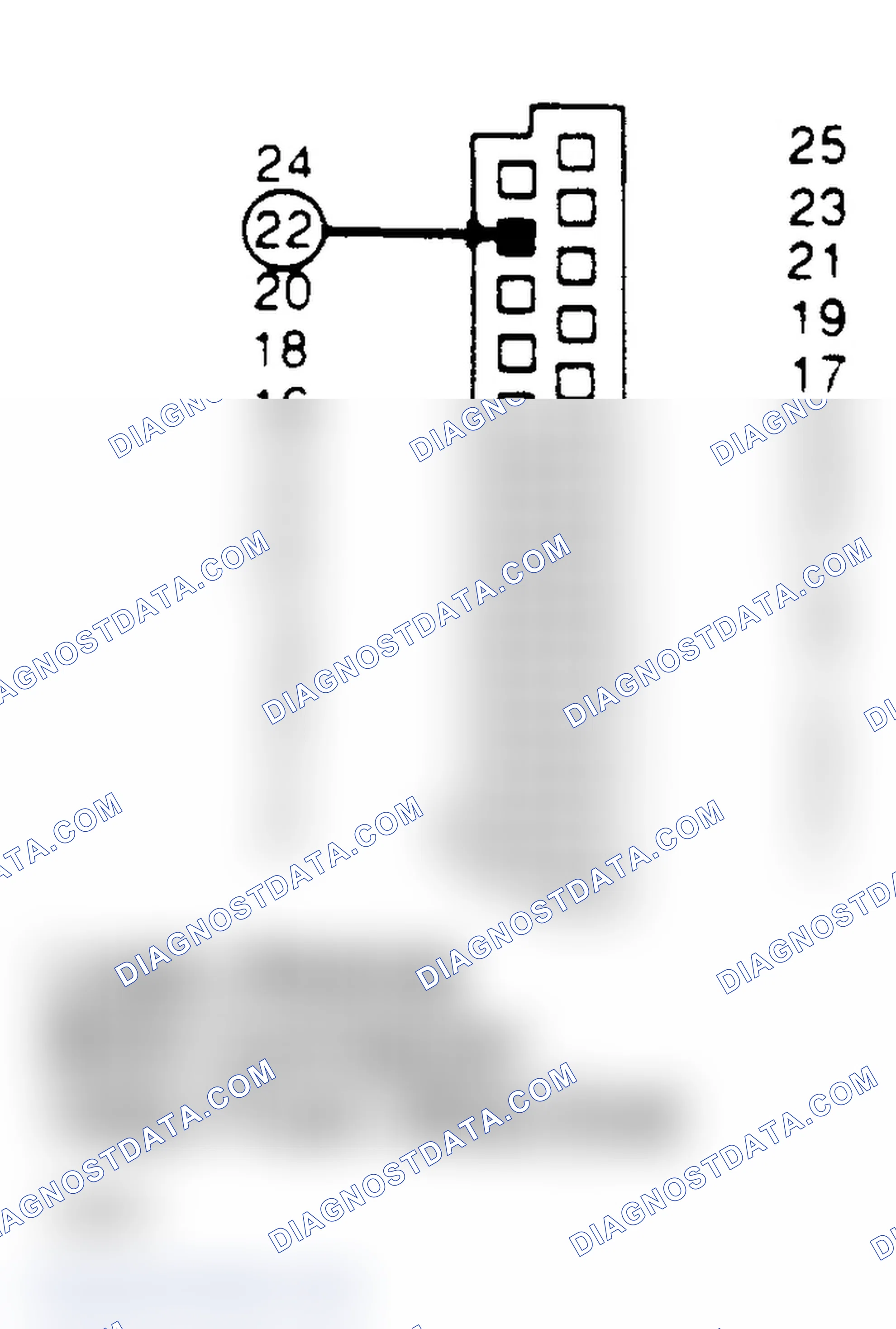 Scheme 141: Logic Module Blue Connector View From Wire End