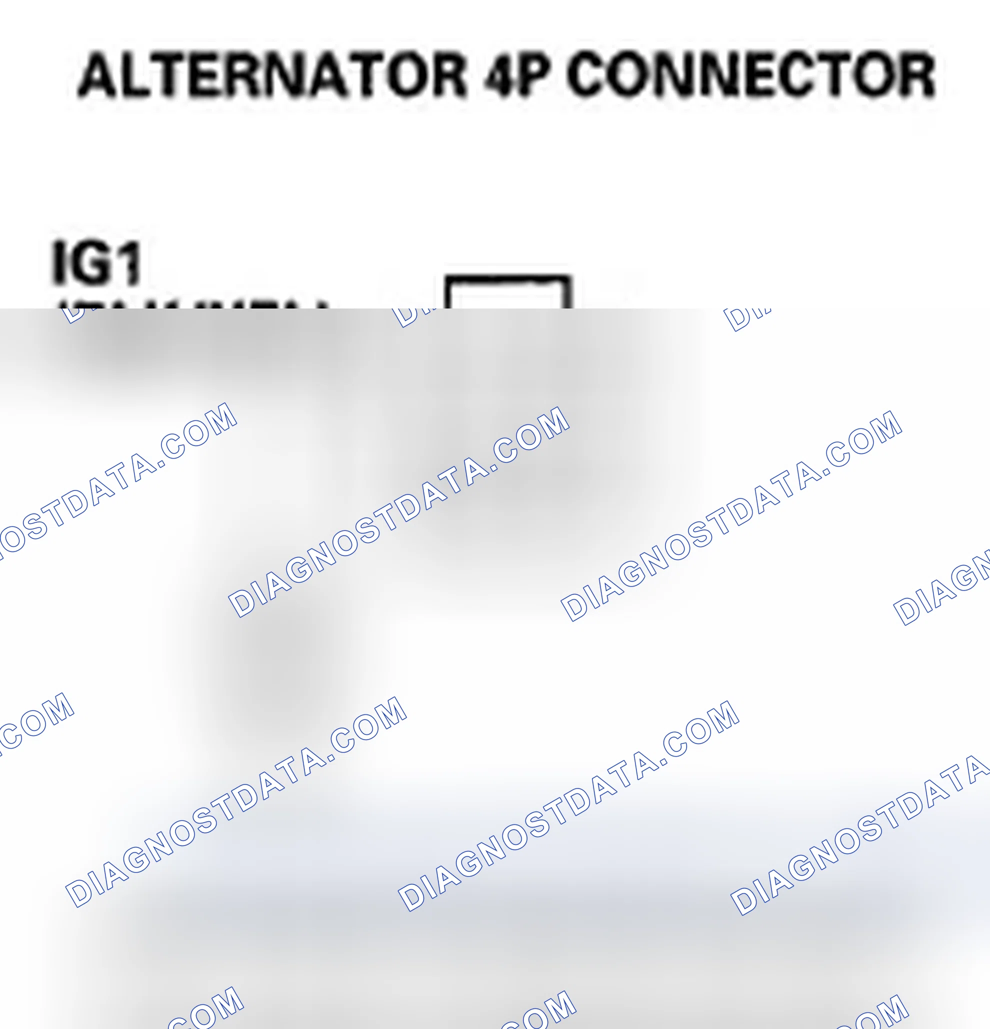 Scheme 404: DTC P16BC: Alternator FR Terminal Circuit/IGP Circuit Low Voltage