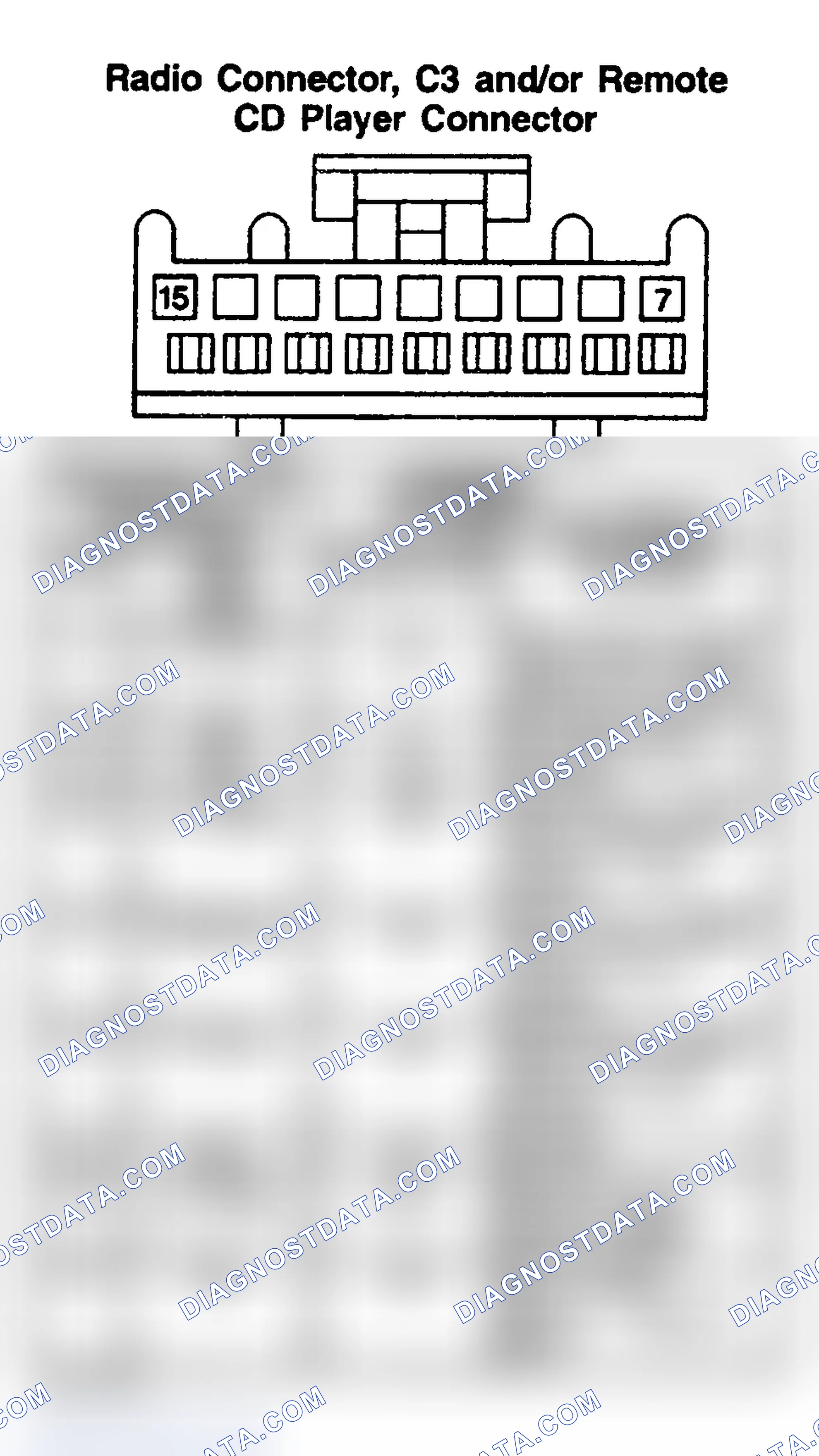 Scheme 231: RADIO (C3) &/OR REMOTE CD PLAYER
