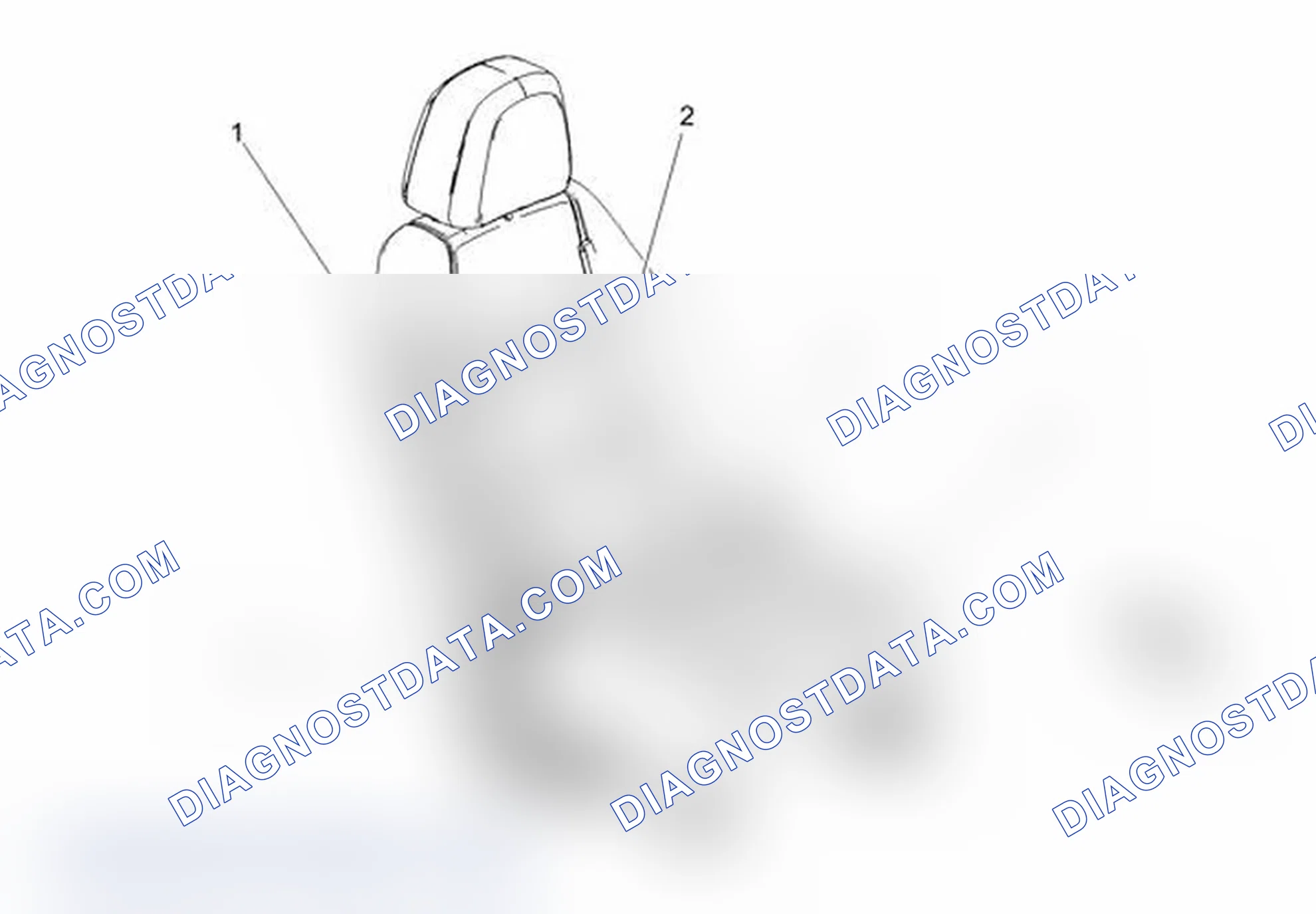 Scheme 54: Passenger Seat Components (Manual)