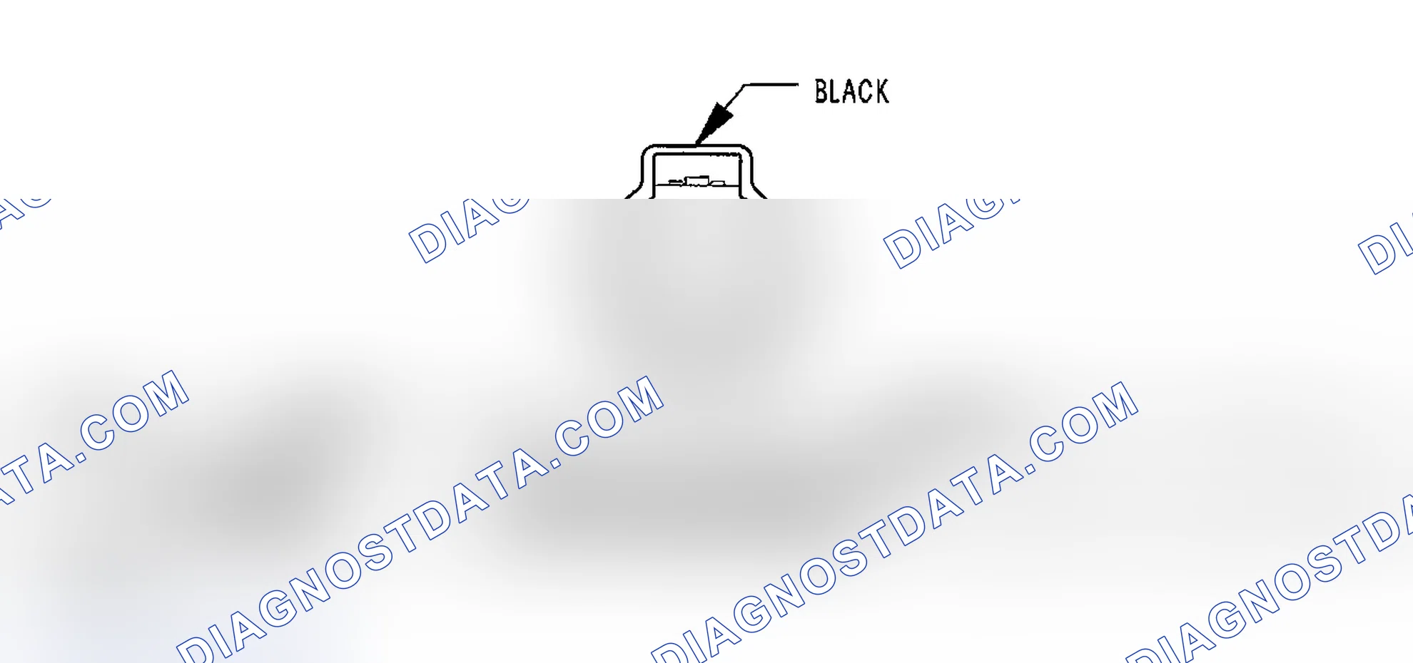 Scheme 347: INPUT SPEED SENSOR CONNECTOR END VIEW