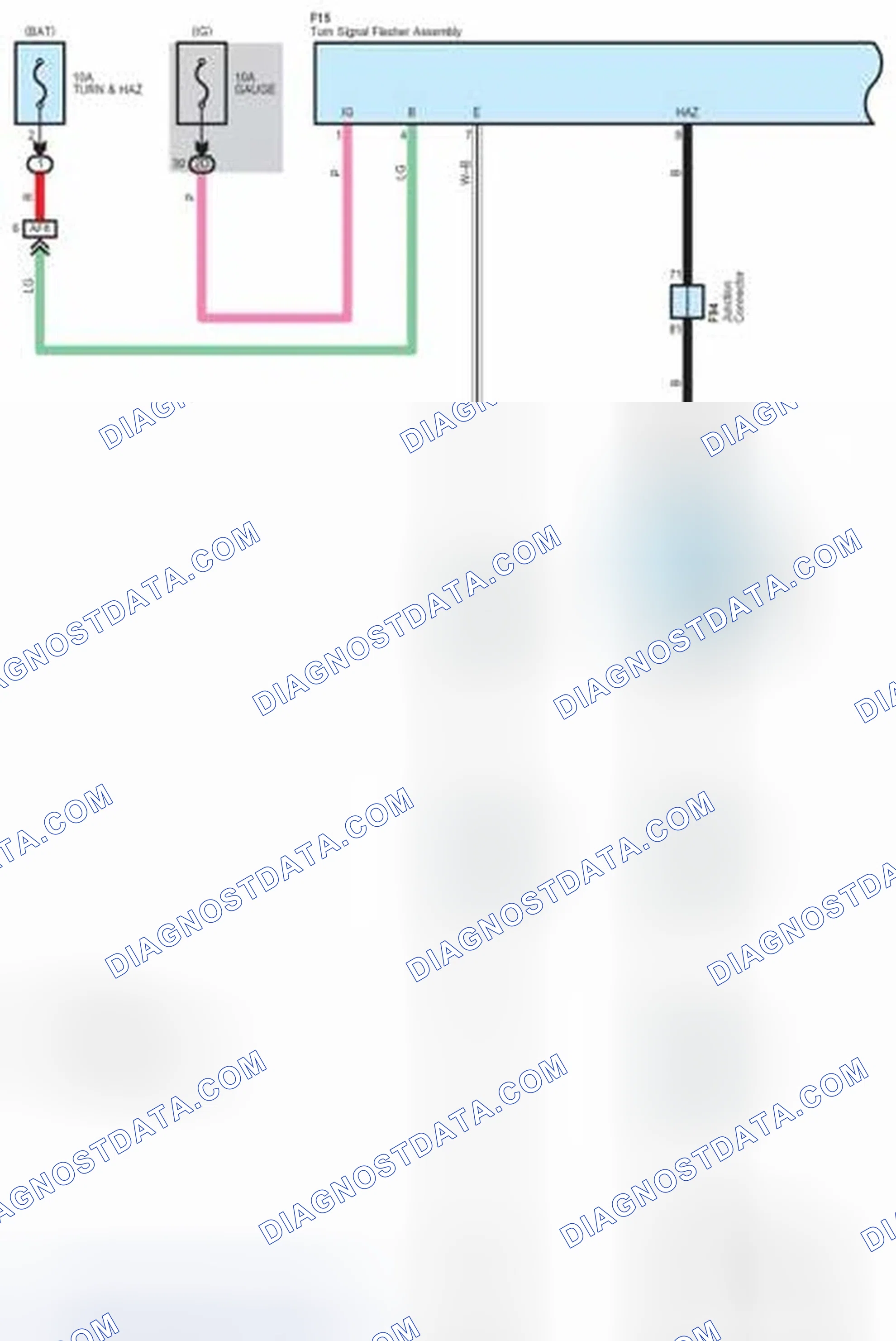 Scheme 216: Turn Signal Flasher Assembly