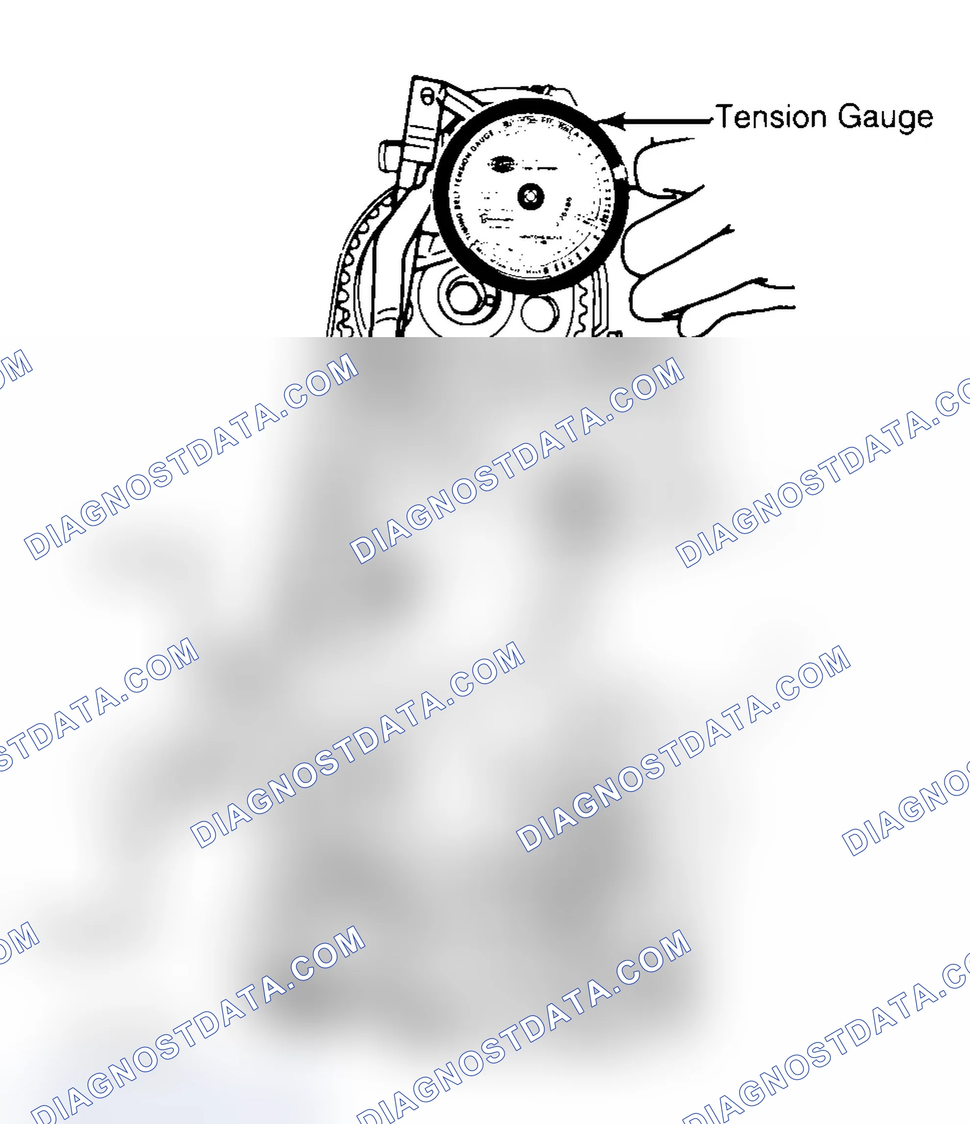 Scheme 28: Adjusting Typical Timing Belt Tension