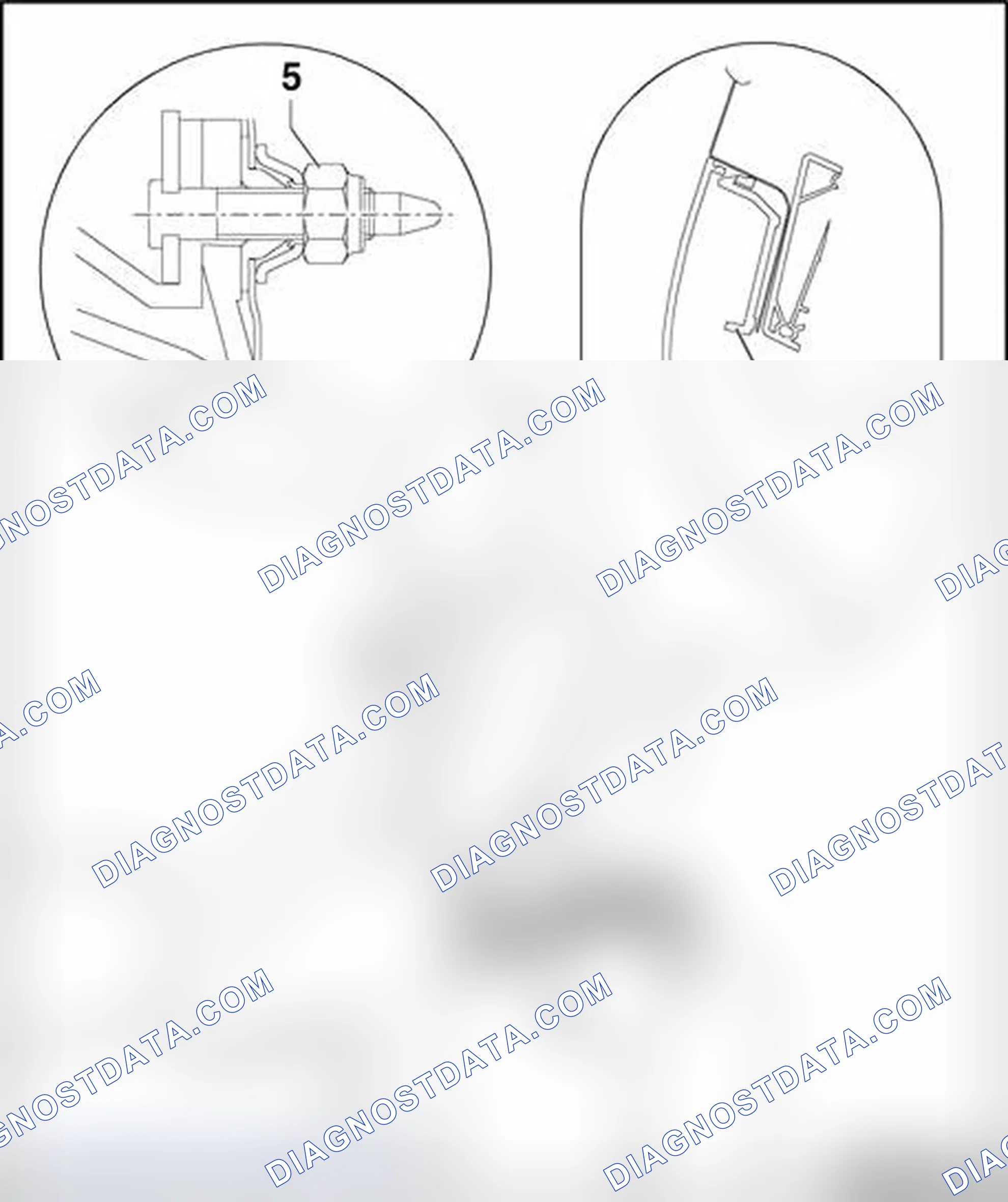 Scheme 156: Guide piece, removing and installing