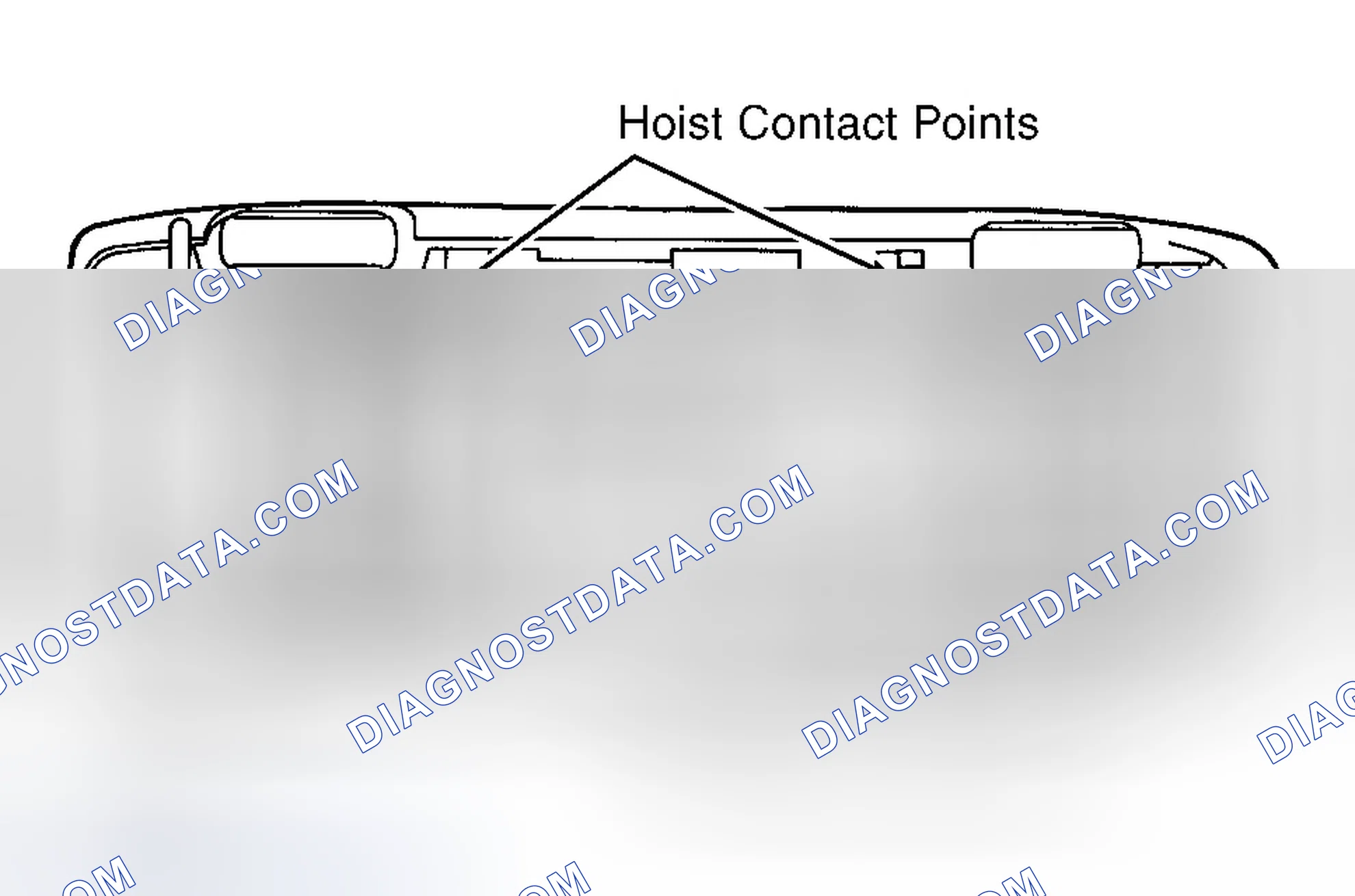 Scheme 2: Hoisting Contact Points (Windstar) Courtesy of Ford Motor Co.