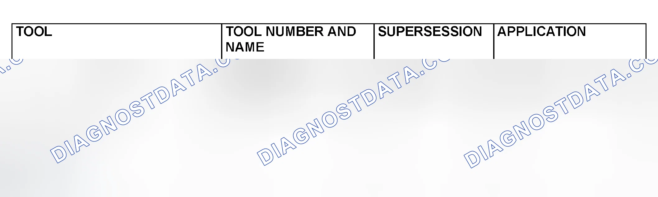 Scheme 91: SPECIAL TOOL