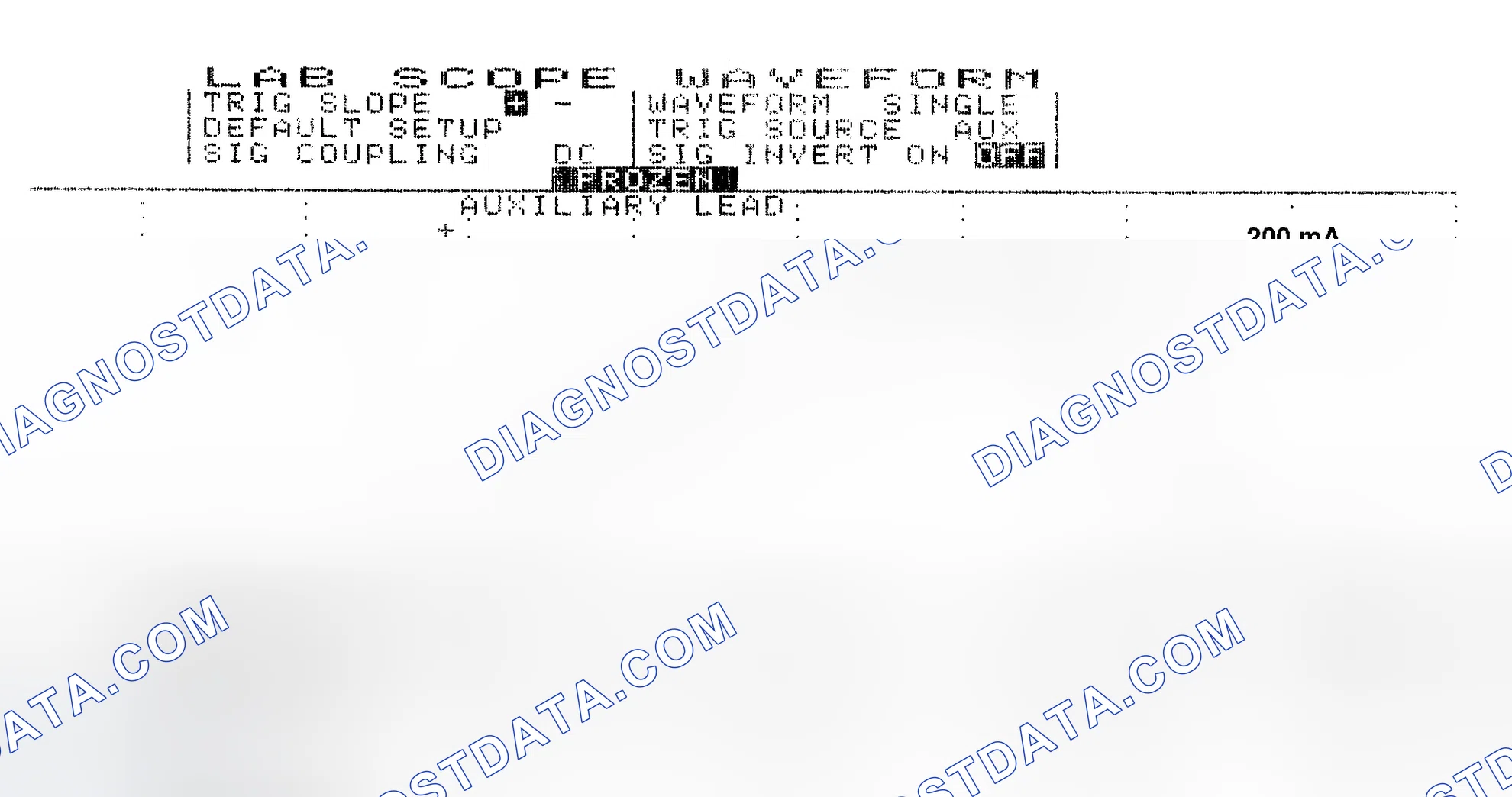 Scheme 13: Single Injector w/Normal Current Flow - Current Pattern