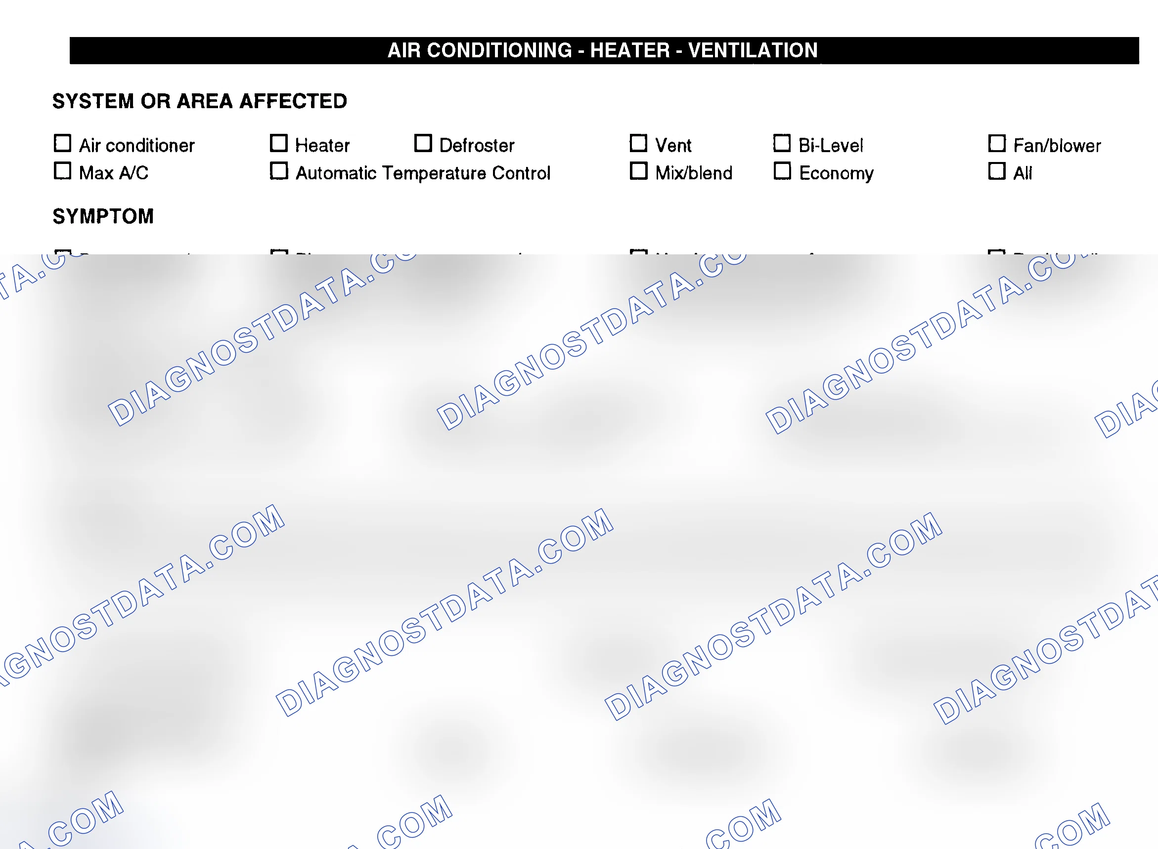 Scheme 8: Air Conditioning, Heater & Ventilation