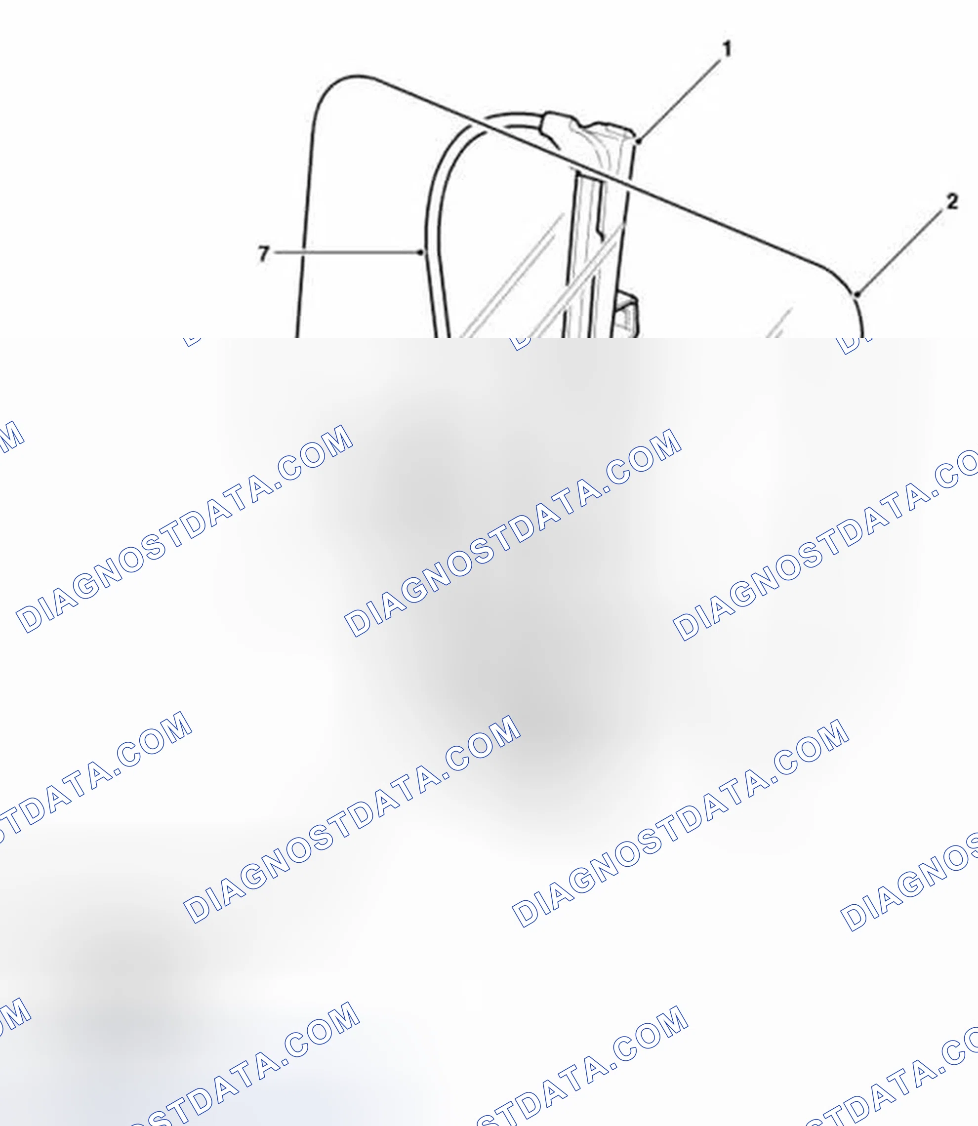 Scheme 21: REAR DOOR WINDOWS