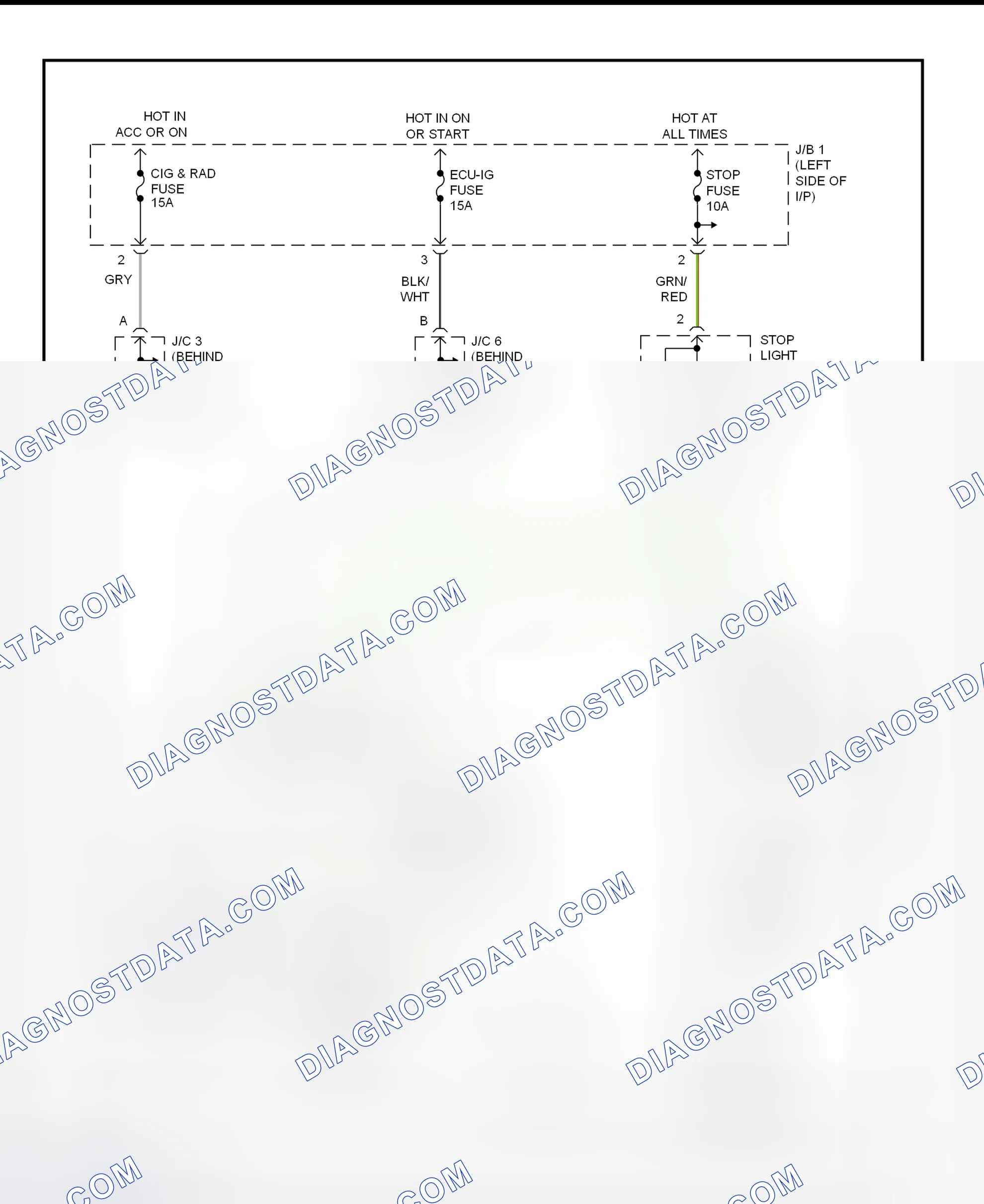 Scheme 8: Shift Interlock System Wiring Diagram (1996 LX450)
