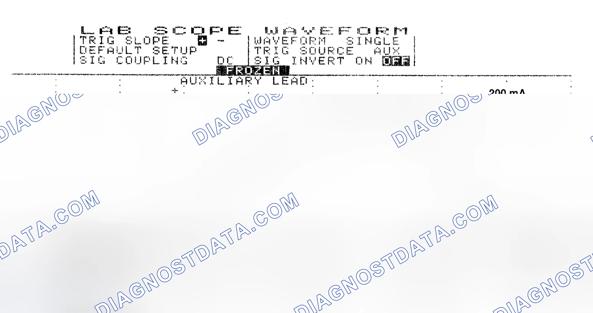 Scheme 13: Single Injector w/Normal Current Flow - Current Pattern