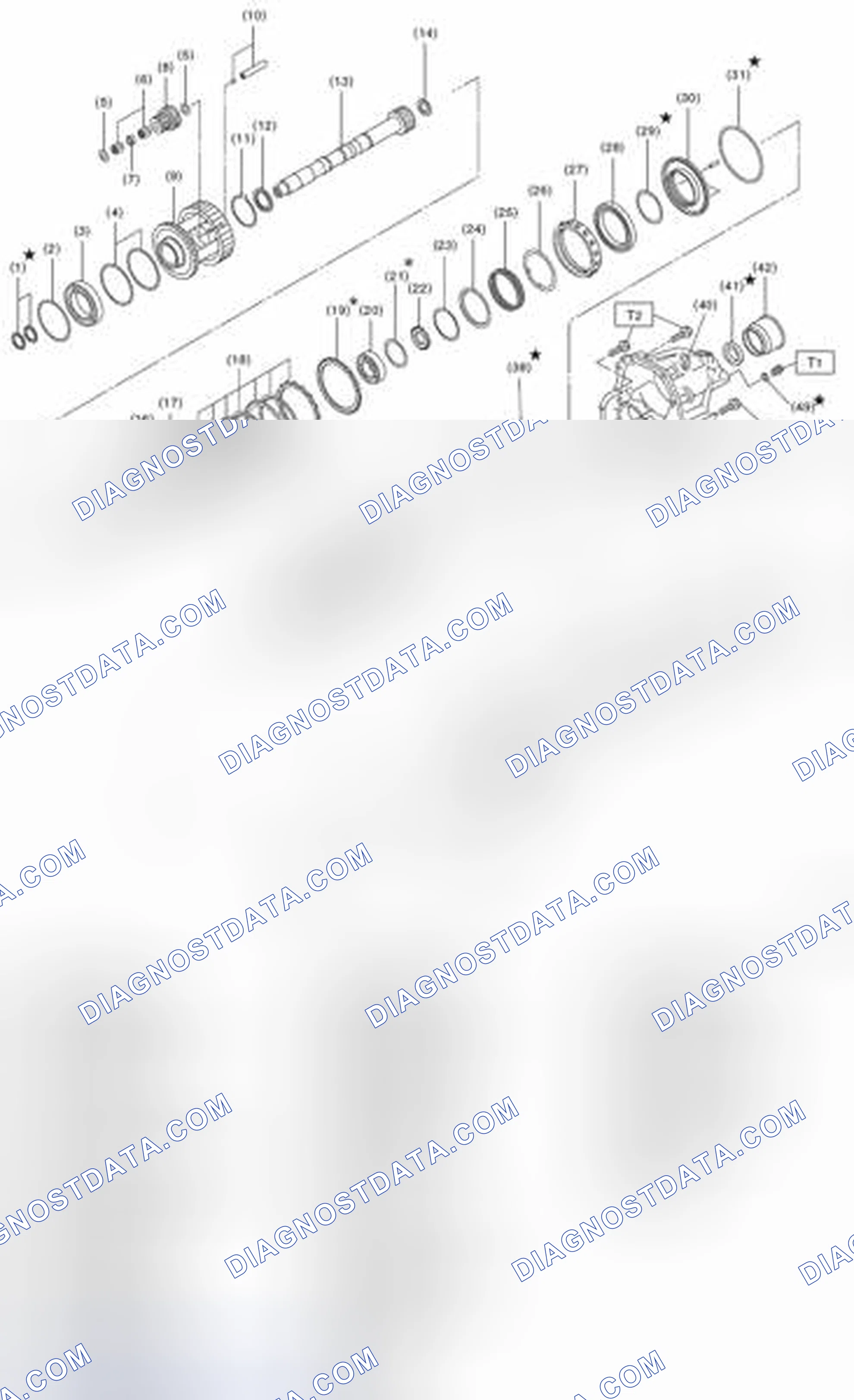 Scheme 235: TRANSFER CASE, EXTENSION CASE & REDUCTION GEAR