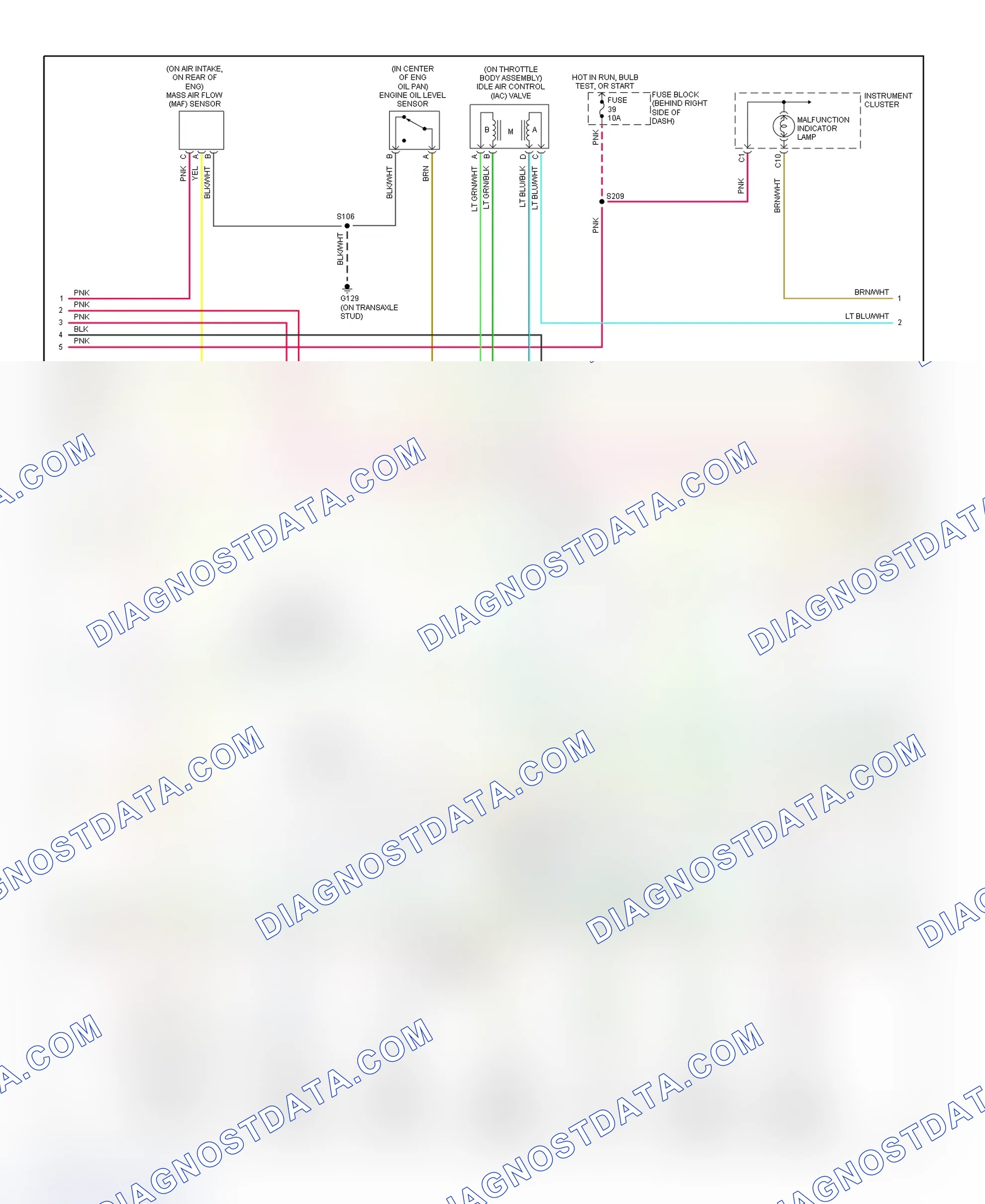 Scheme 132: PCM Wiring Diagram (Lumina & Monte Carlo - 3.1L - 3 Of 4)