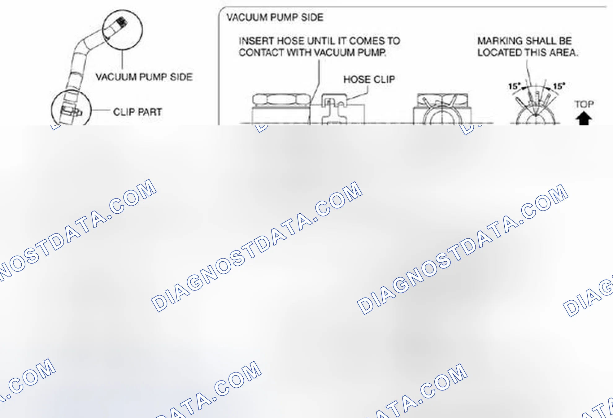 Scheme 173: Vacuum Hose Installation Note
