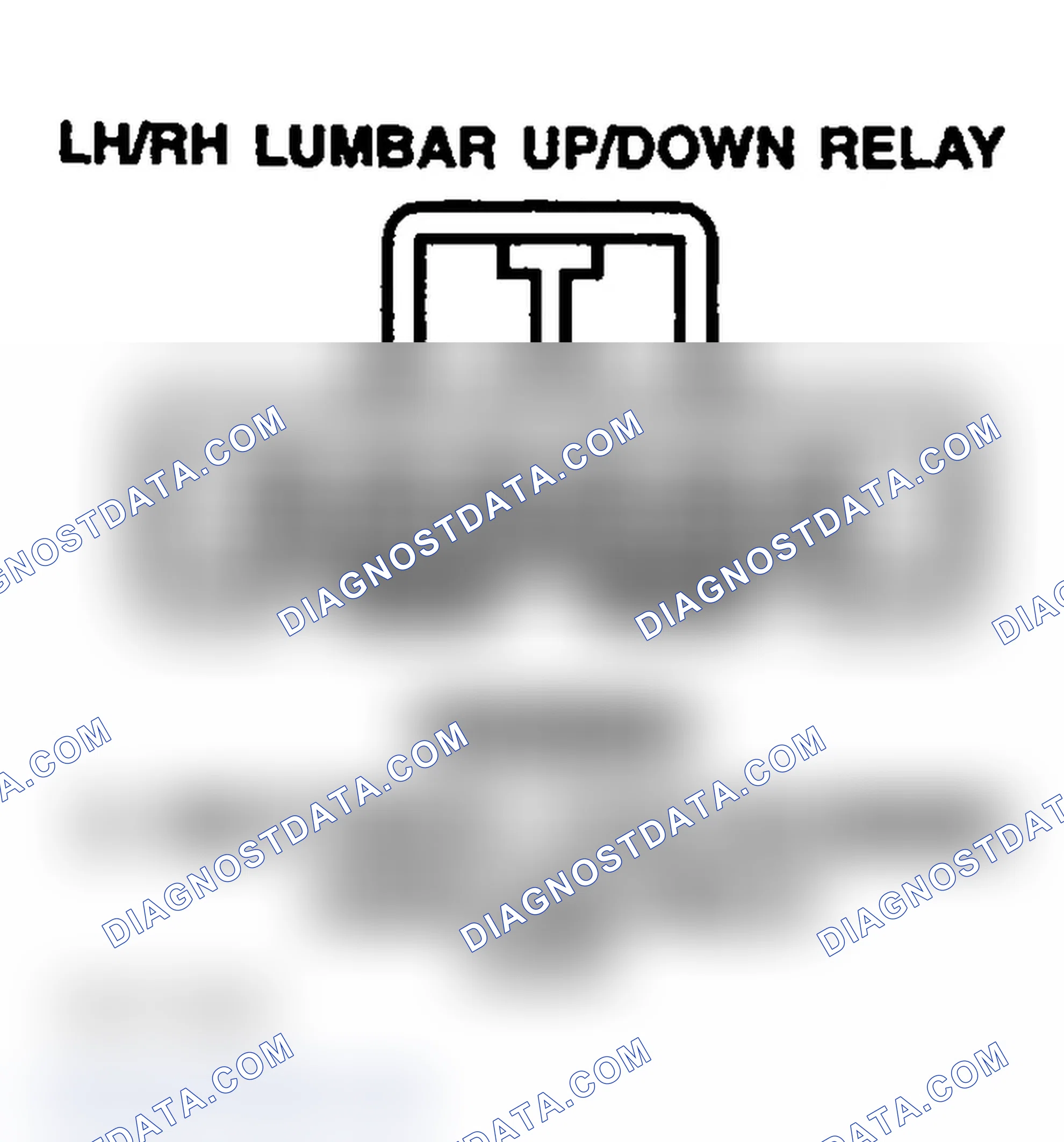Scheme 163: LUMBAR UP/DOWN RELAY - LEFT & RIGHT-HAND