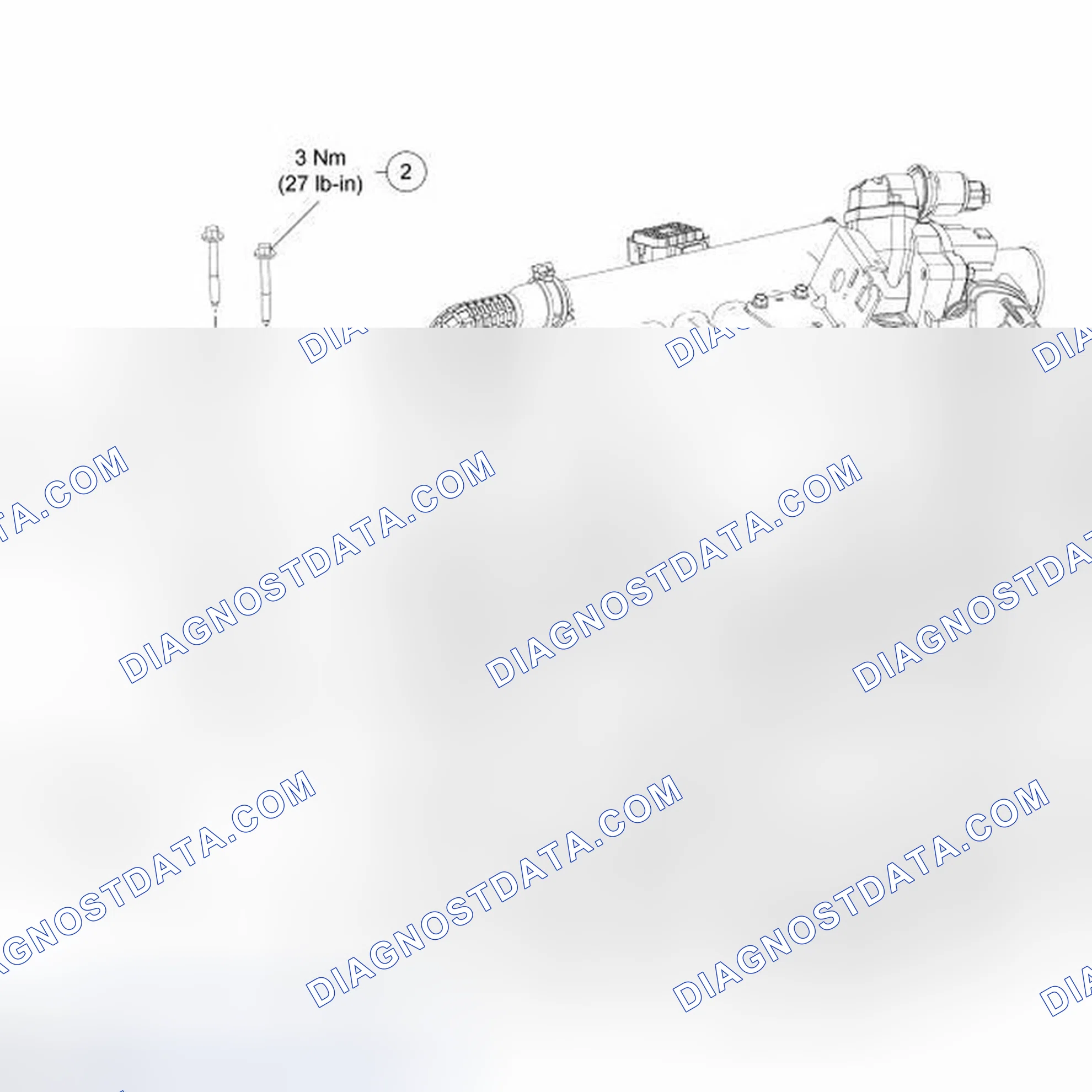 Scheme 29: Camshaft Position (CMP) Sensor and Synchronizer - Exploded View, 3.0L