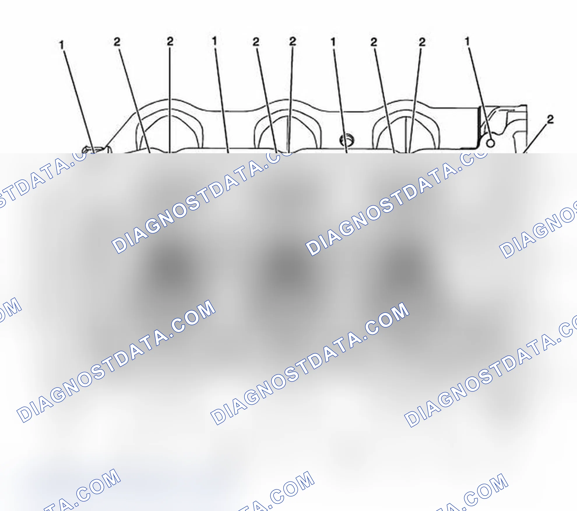 Scheme 140: Right Cylinder Head Camshaft Cover Face