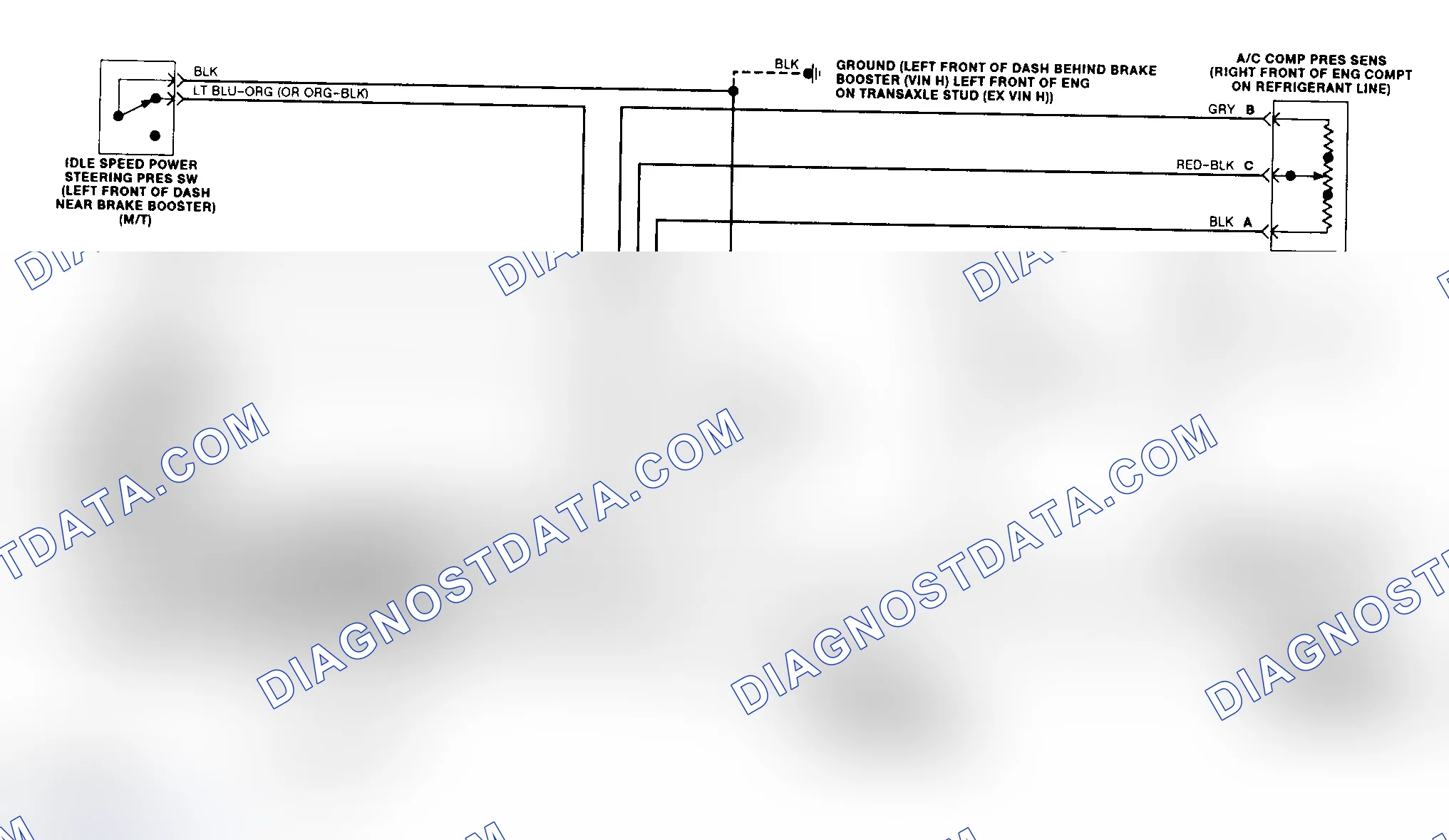 Scheme 9: Cooling Fan Circuit Wiring Diagram ("J" Body) (2.0L VIN H, 2.2L VIN 4 & 3.1L VIN T)