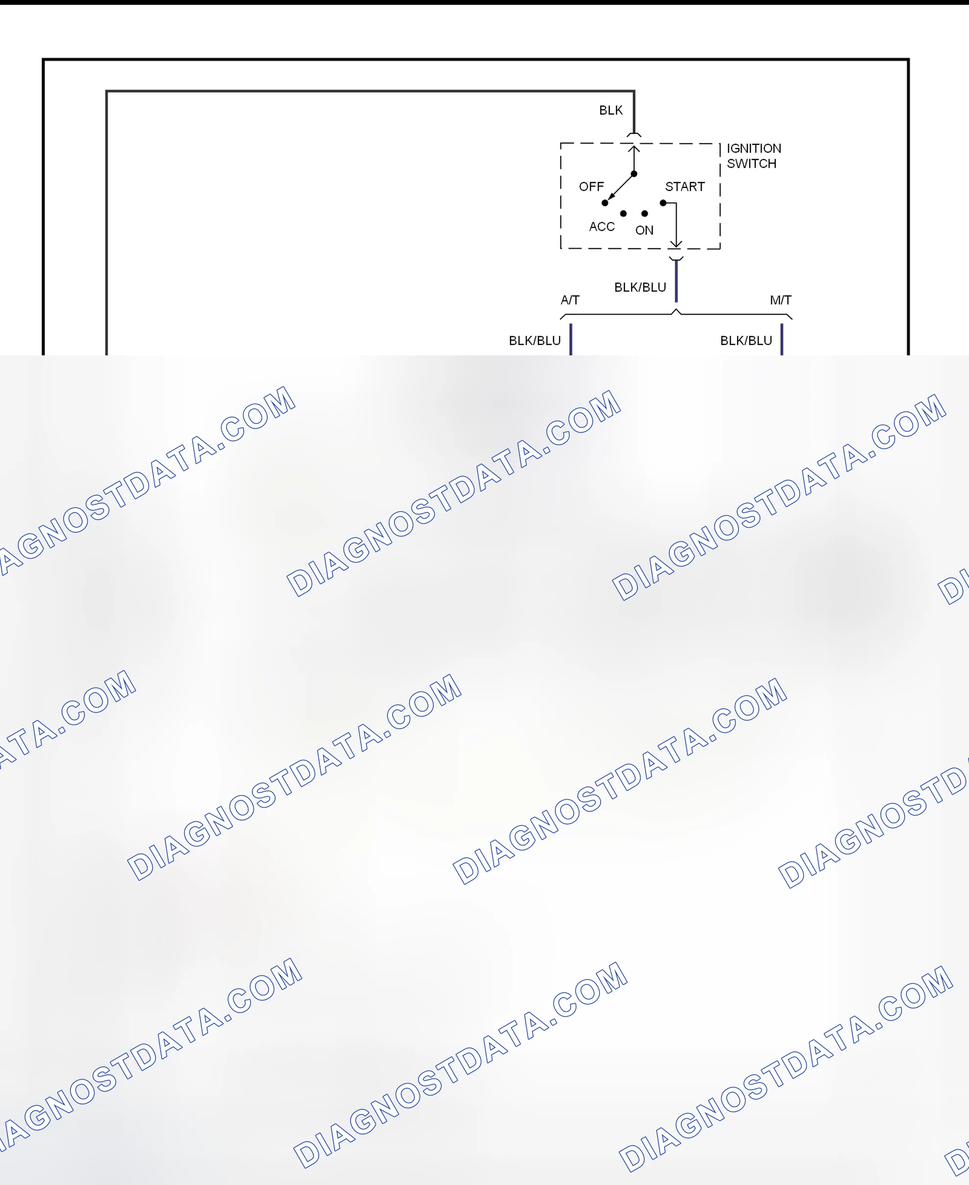 Scheme 3: Starting System Wiring Diagram (Protege)