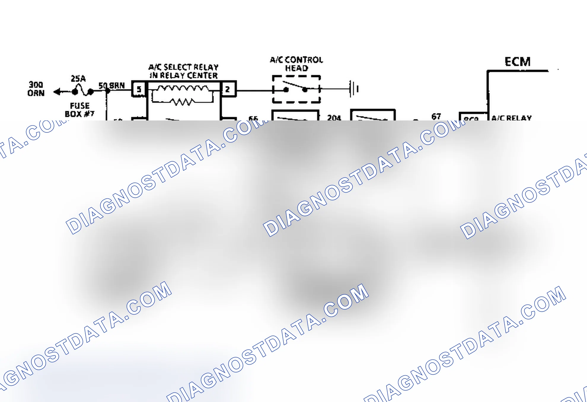 Scheme 468: Chart C10A Schematic, A/C Clutch Control (3.8L "C" & "H" Bodies)