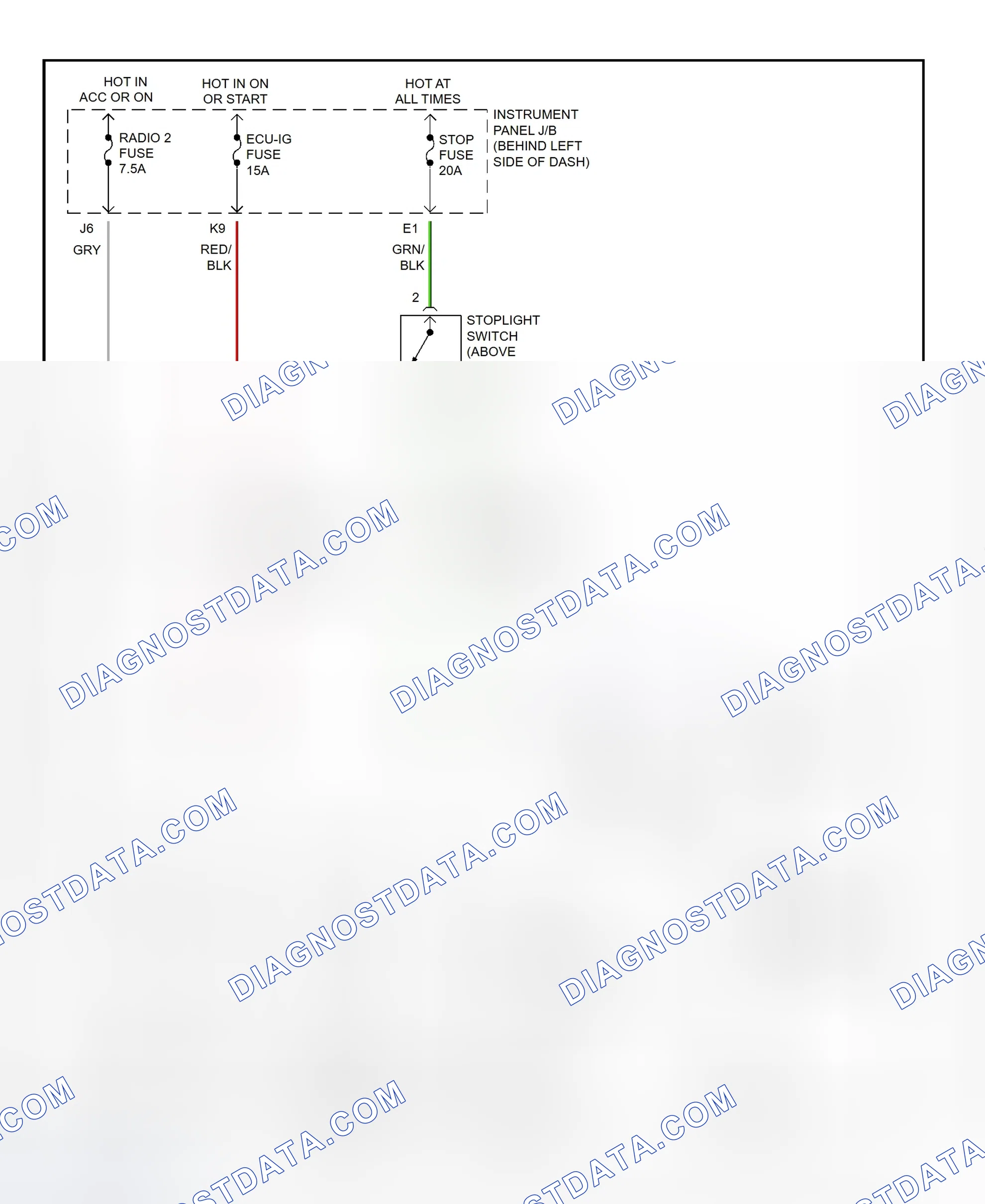 Scheme 431: Shift Interlock System Wiring Diagram (2002 - Toyota Highlander)