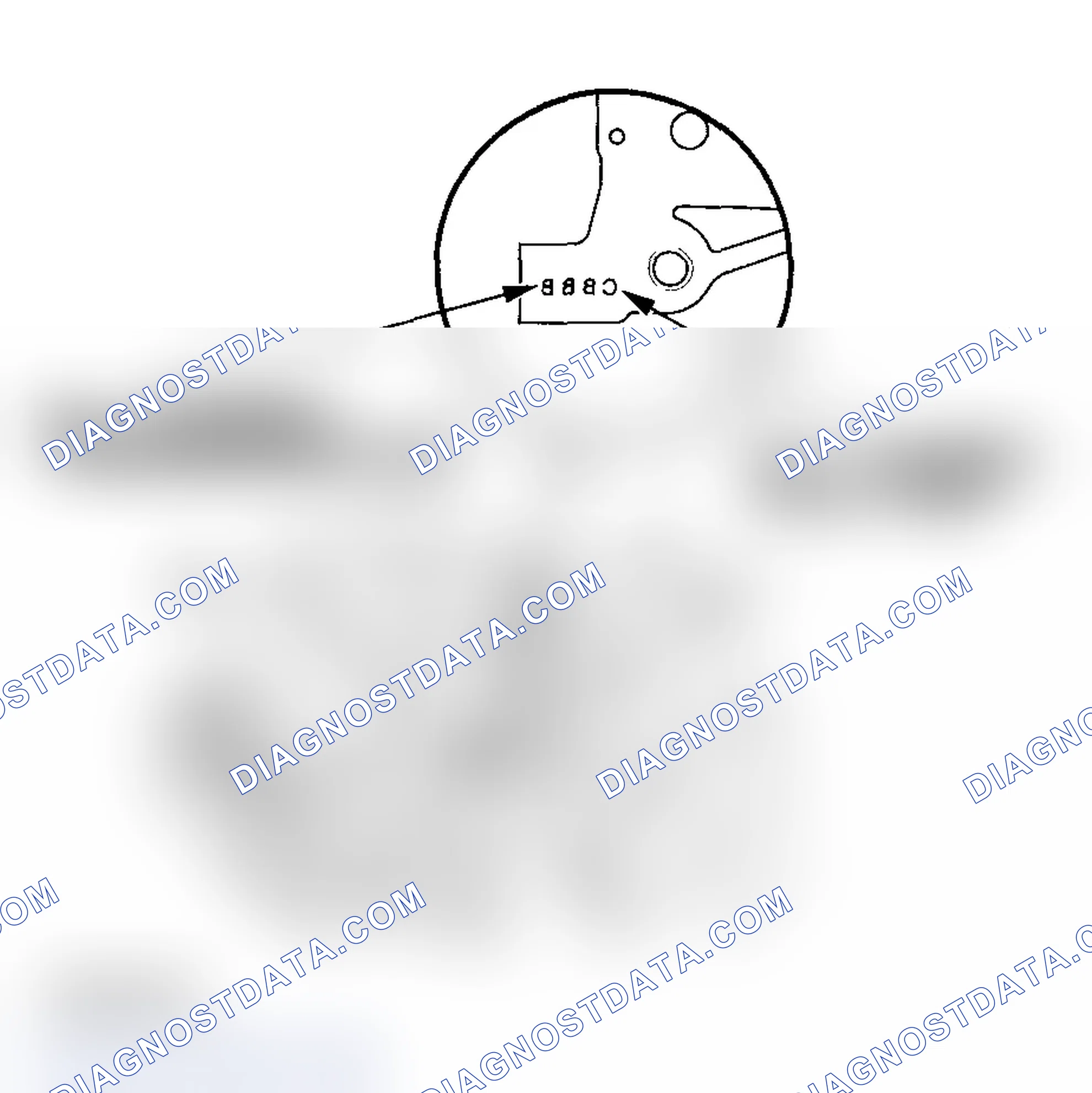 Scheme 230: Crankshaft Bore Code Location