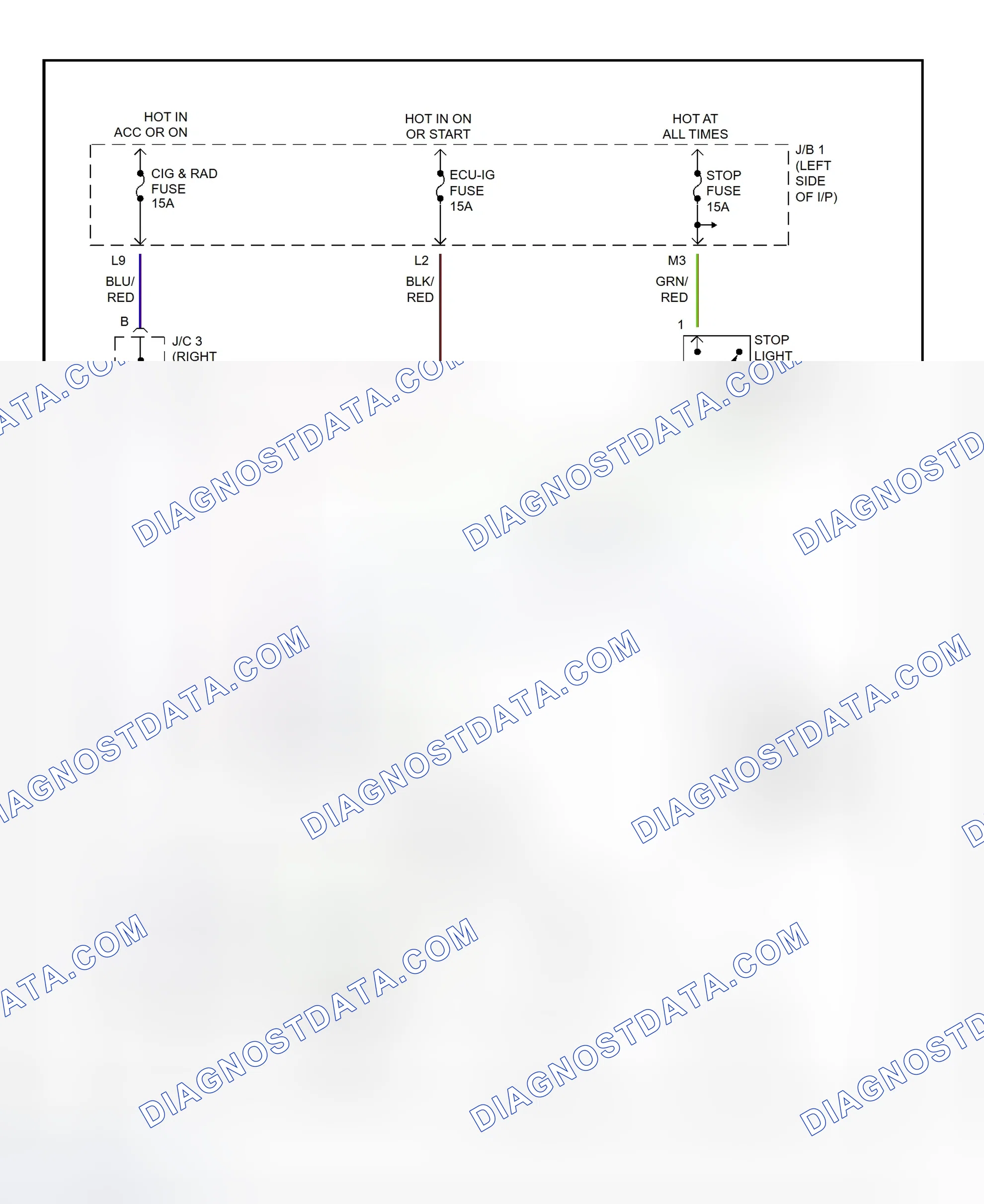 Scheme 11: Shift Interlock System Wiring Diagram (1995-96 Camry)
