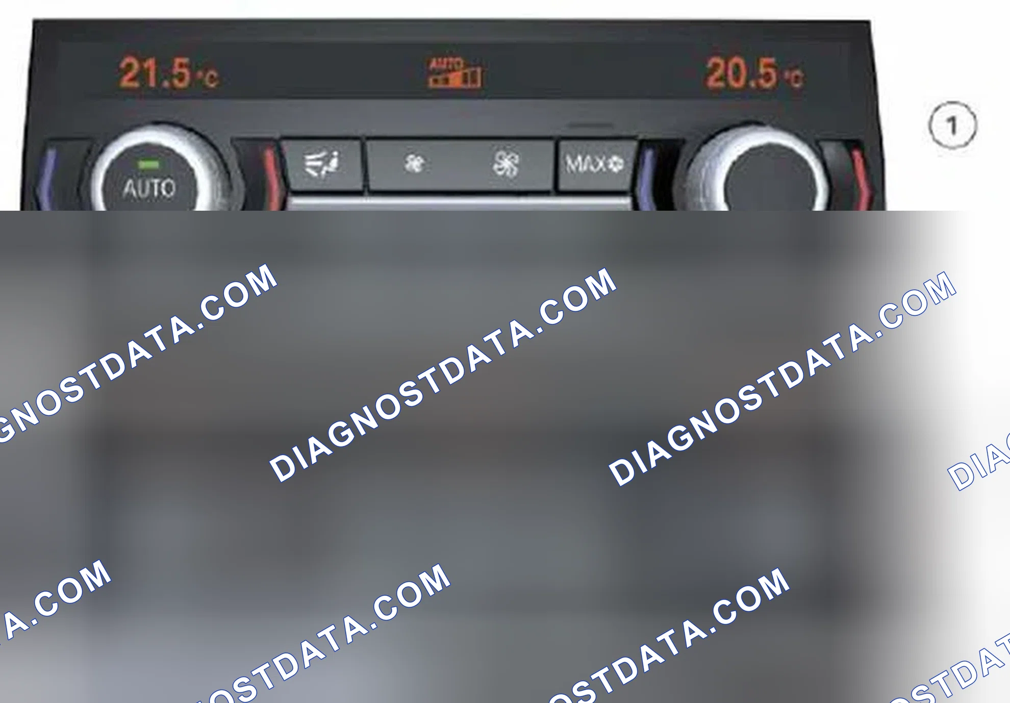 Scheme 21: FKA Rear Control Unit Panel