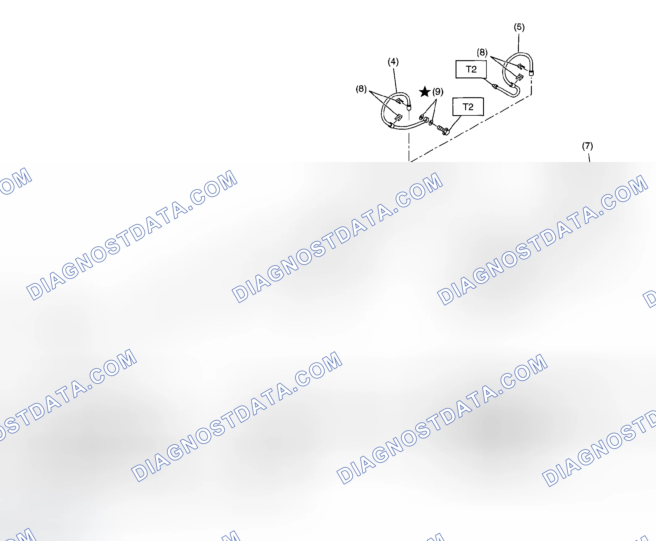 Scheme 14: CENTER AND REAR BRAKE PIPES AND HOSES