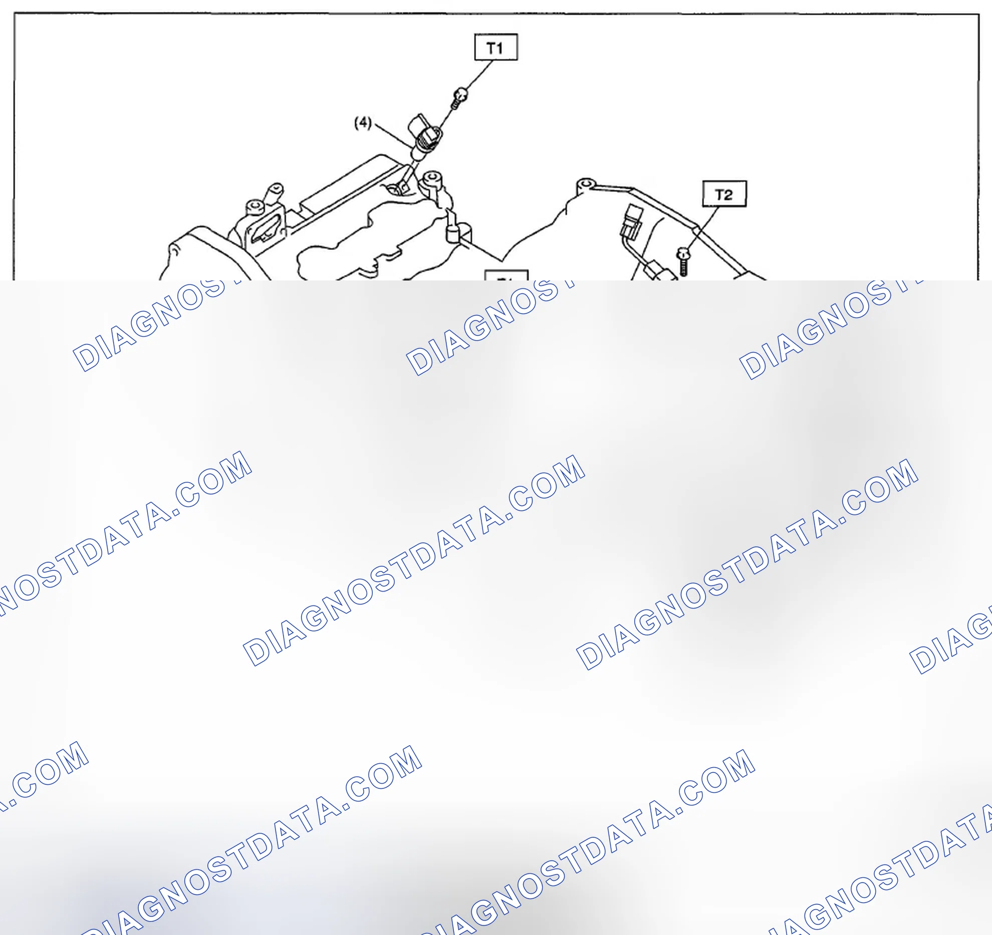 Scheme 540: CRANKSHAFT POSITION, CAMSHAFT POSITION AND KNOCK SENSORS