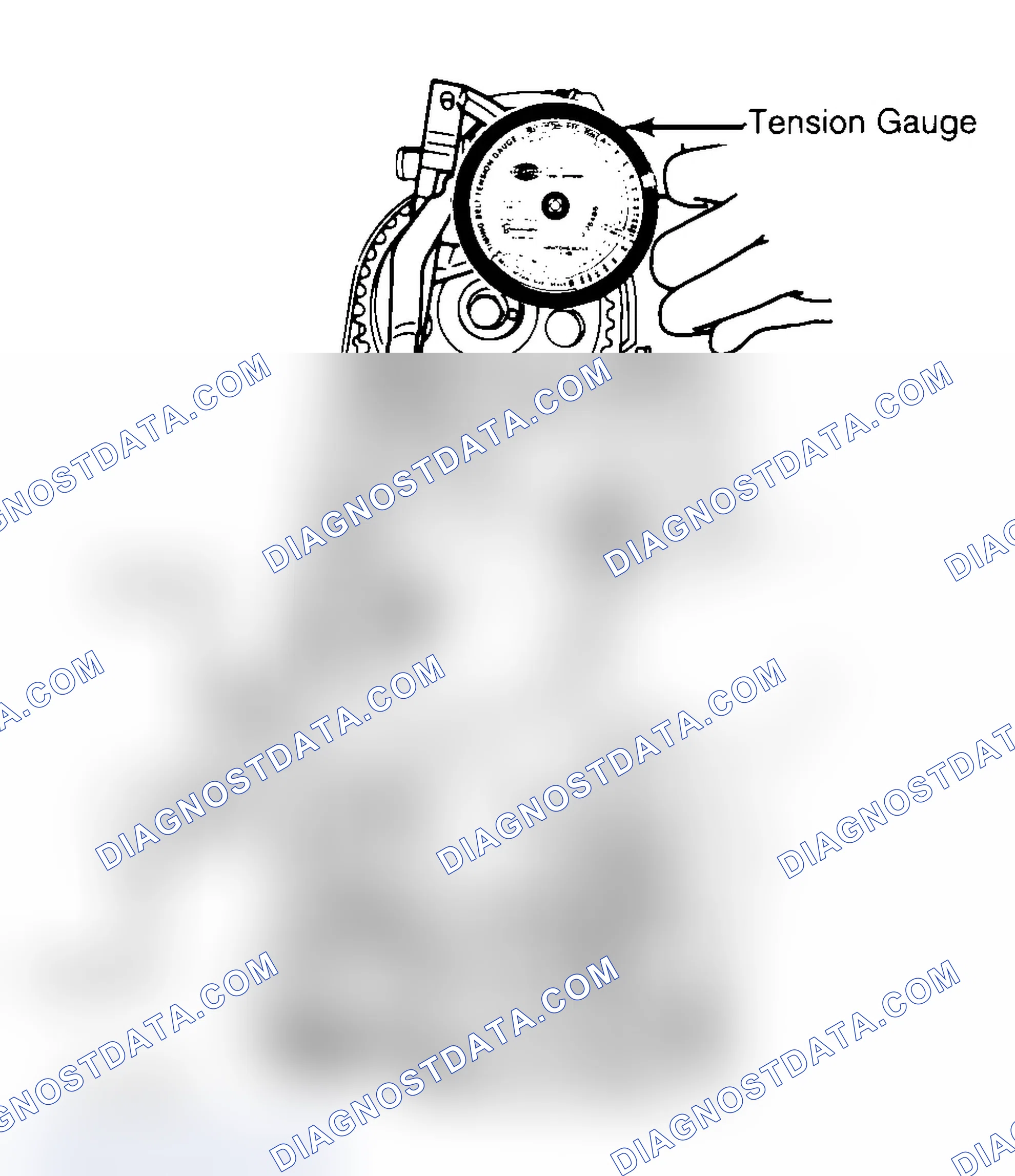 Scheme 28: Adjusting Typical Timing Belt Tension