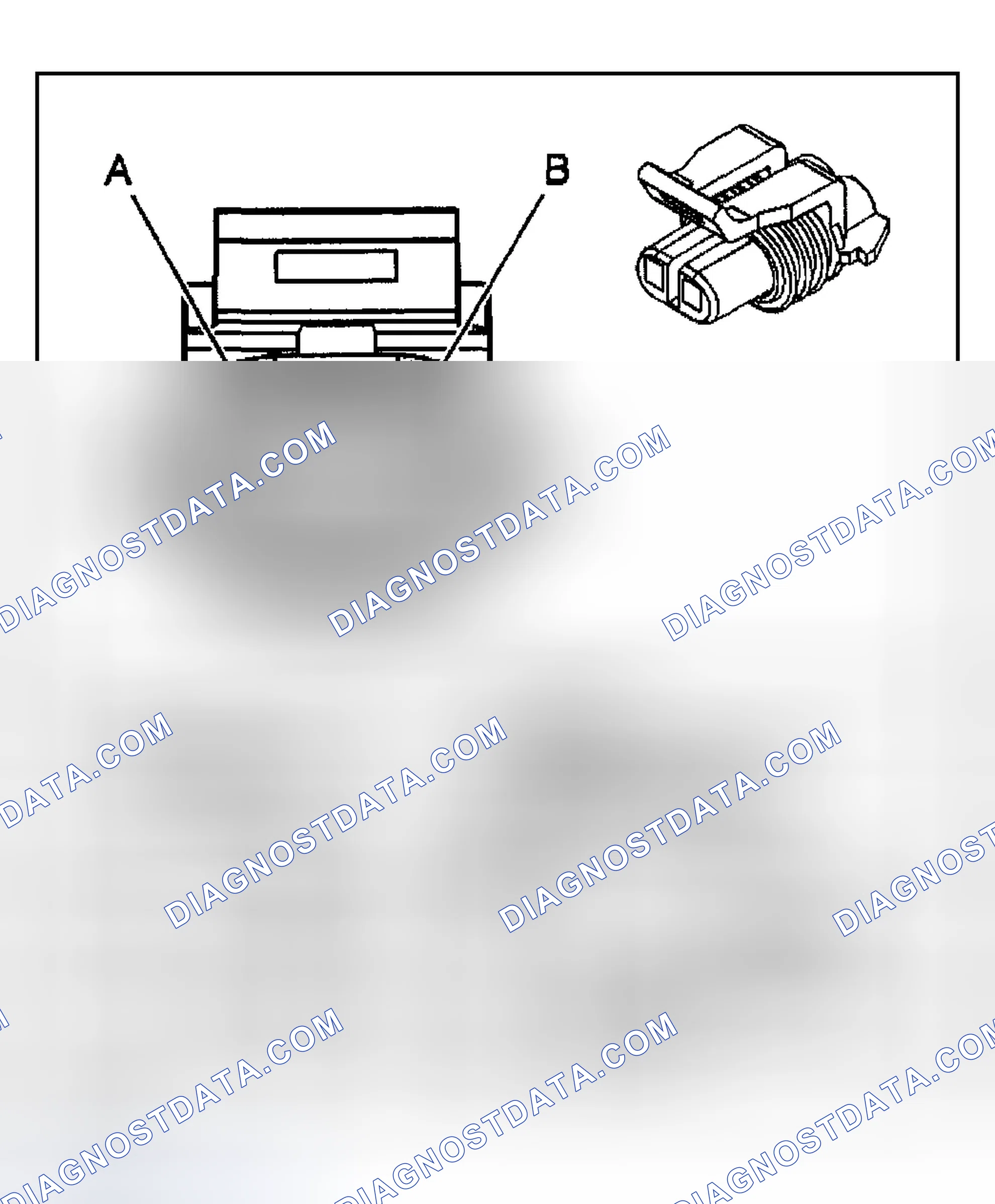 Scheme 89: Cooling System Connector End Views