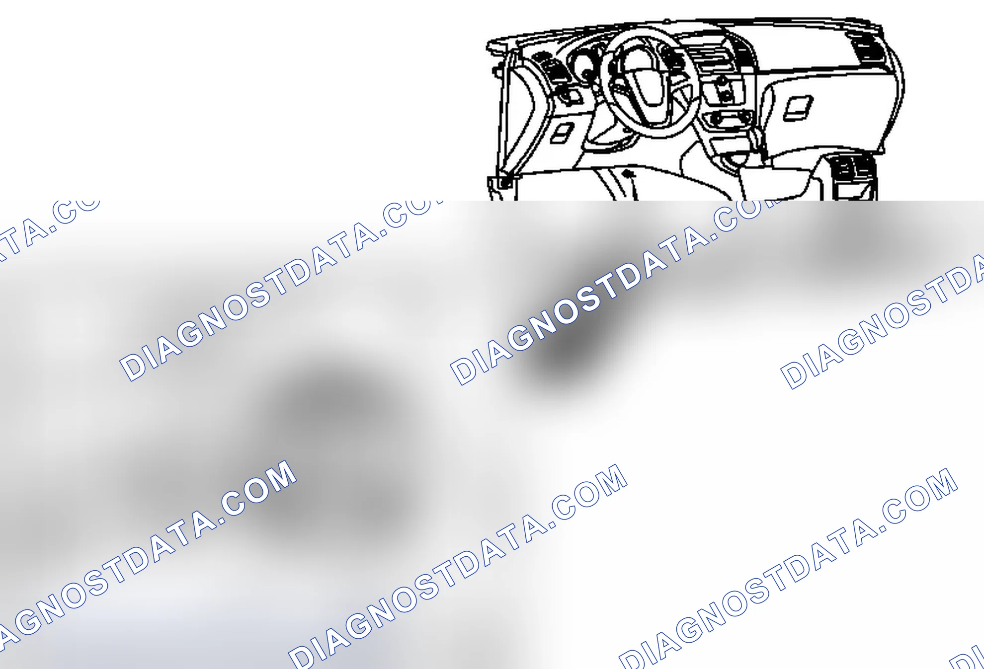 Scheme 70: Duct Air Temperature Sensor Replacement - Lower Left Side (Left Hand Drive)