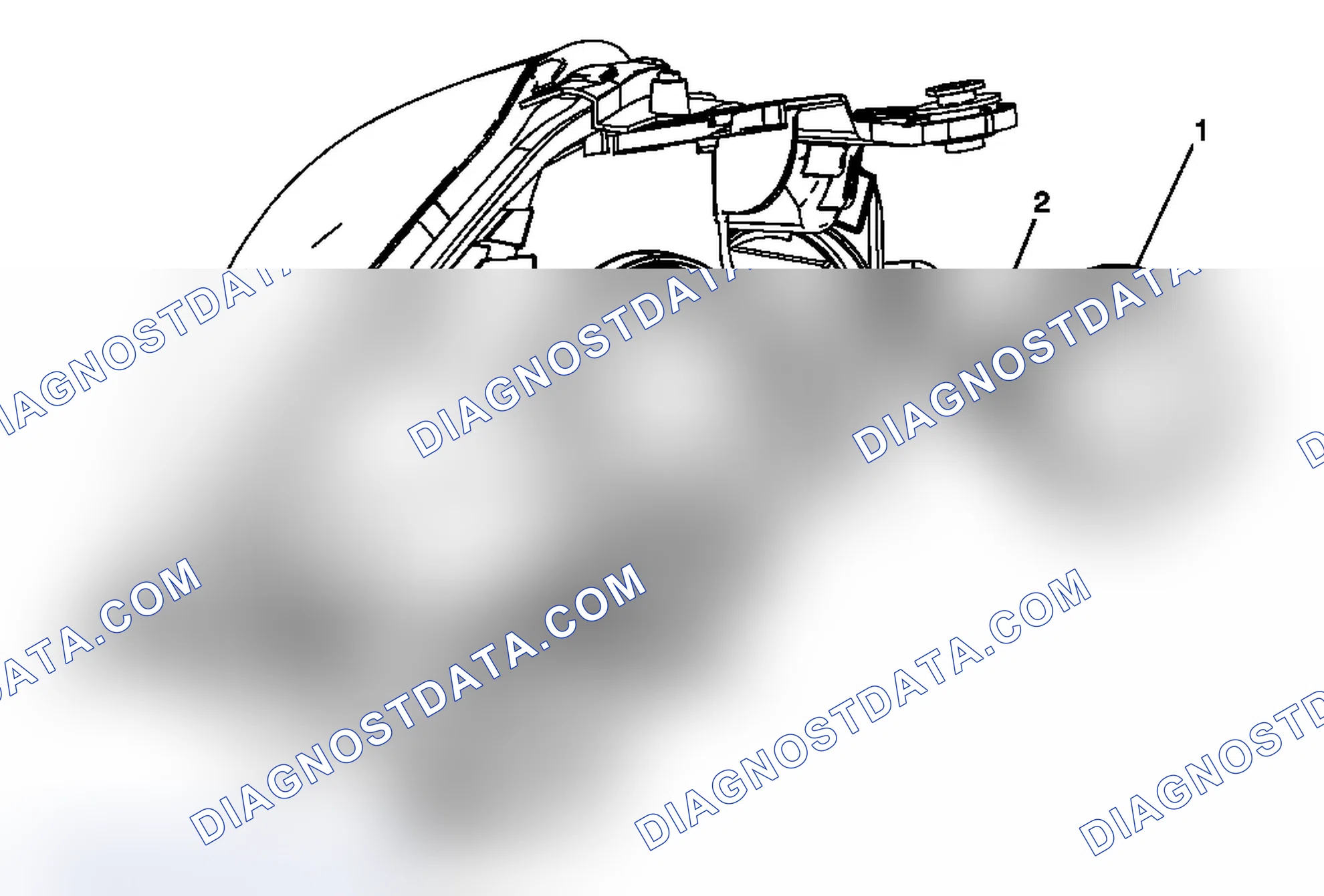 Scheme 41: Headlamp Bulb Replacement (High Beam without T96)