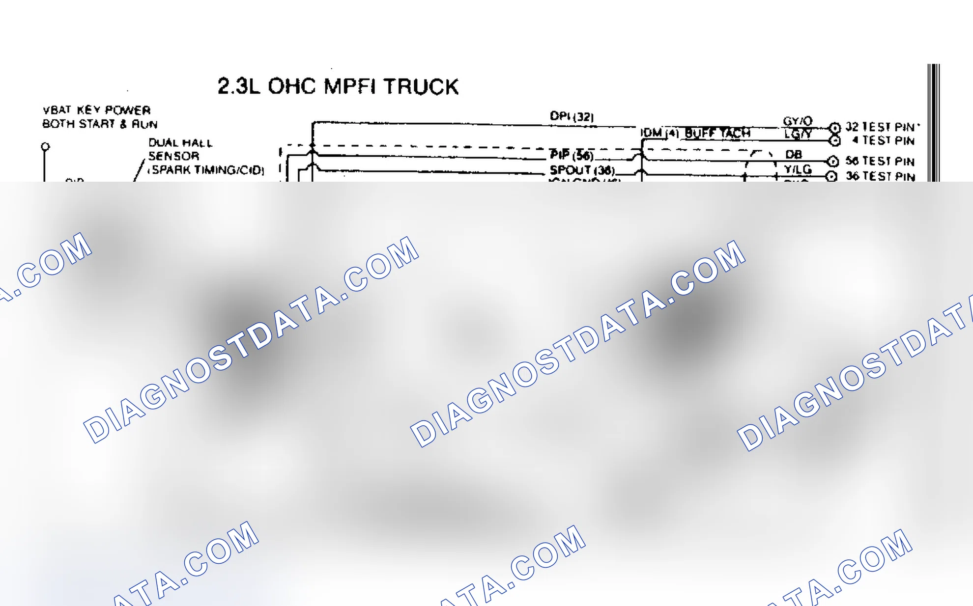 Scheme 113: Spark Timing Check Circuit (1 of 2)