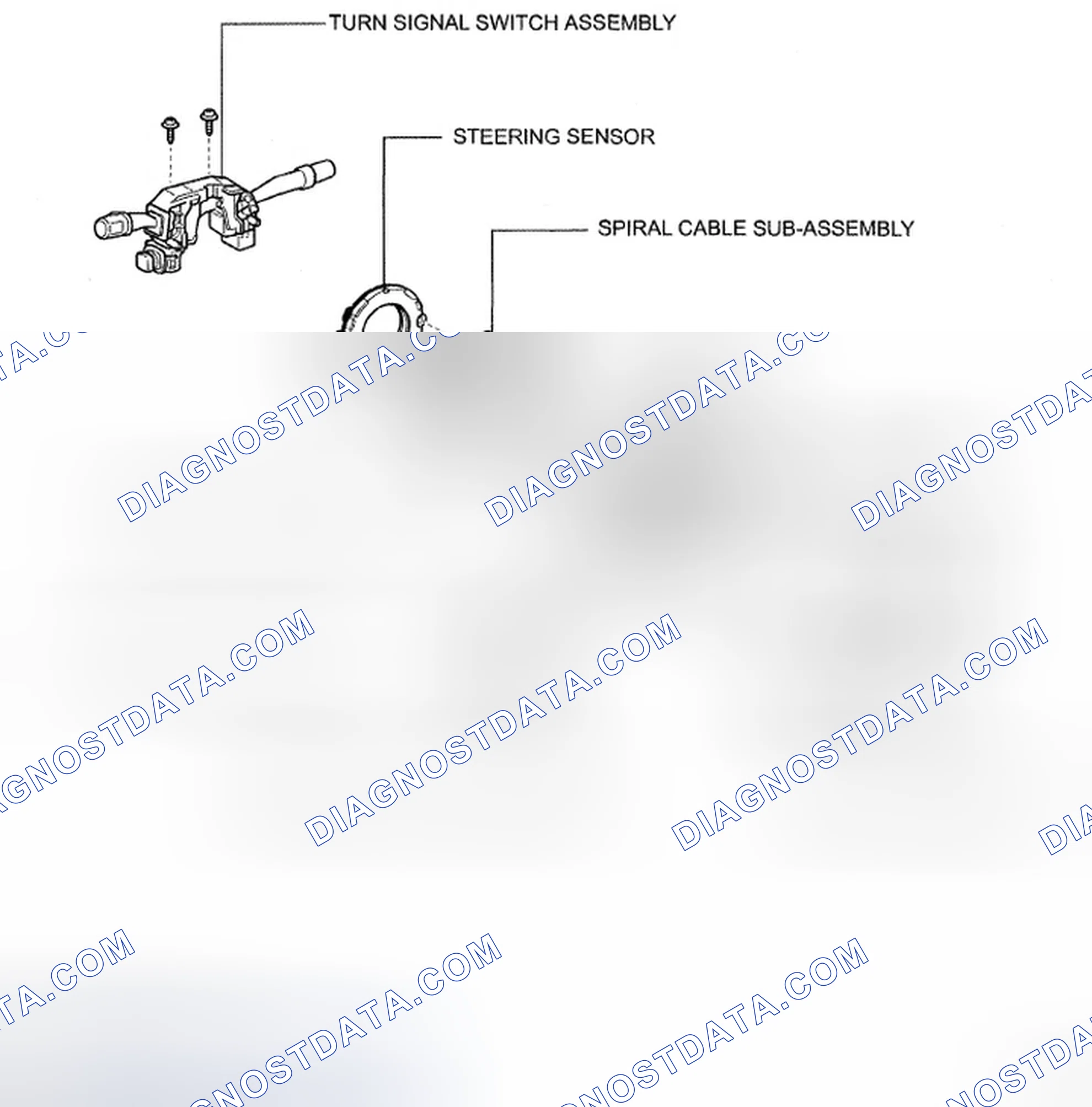Scheme 144: Identifying Steering Angle Sensor Components With Torque Specifications