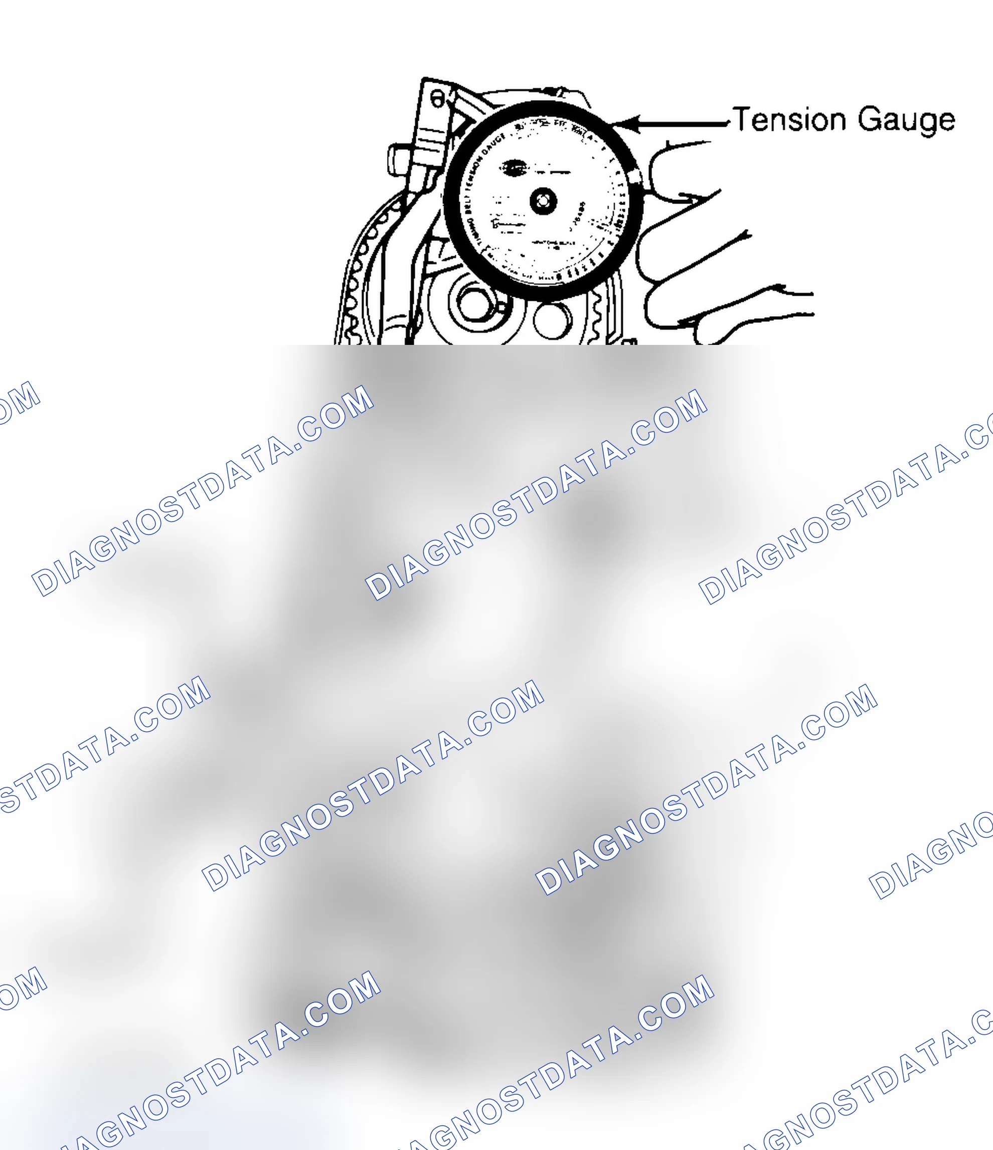 Scheme 28: Adjusting Typical Timing Belt Tension